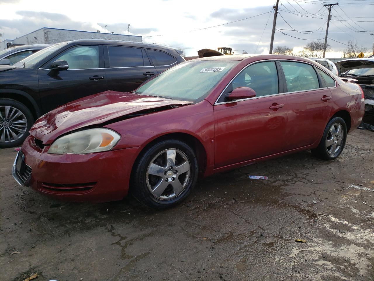 CHEVROLET IMPALA 2008 2g1wt58k381294149