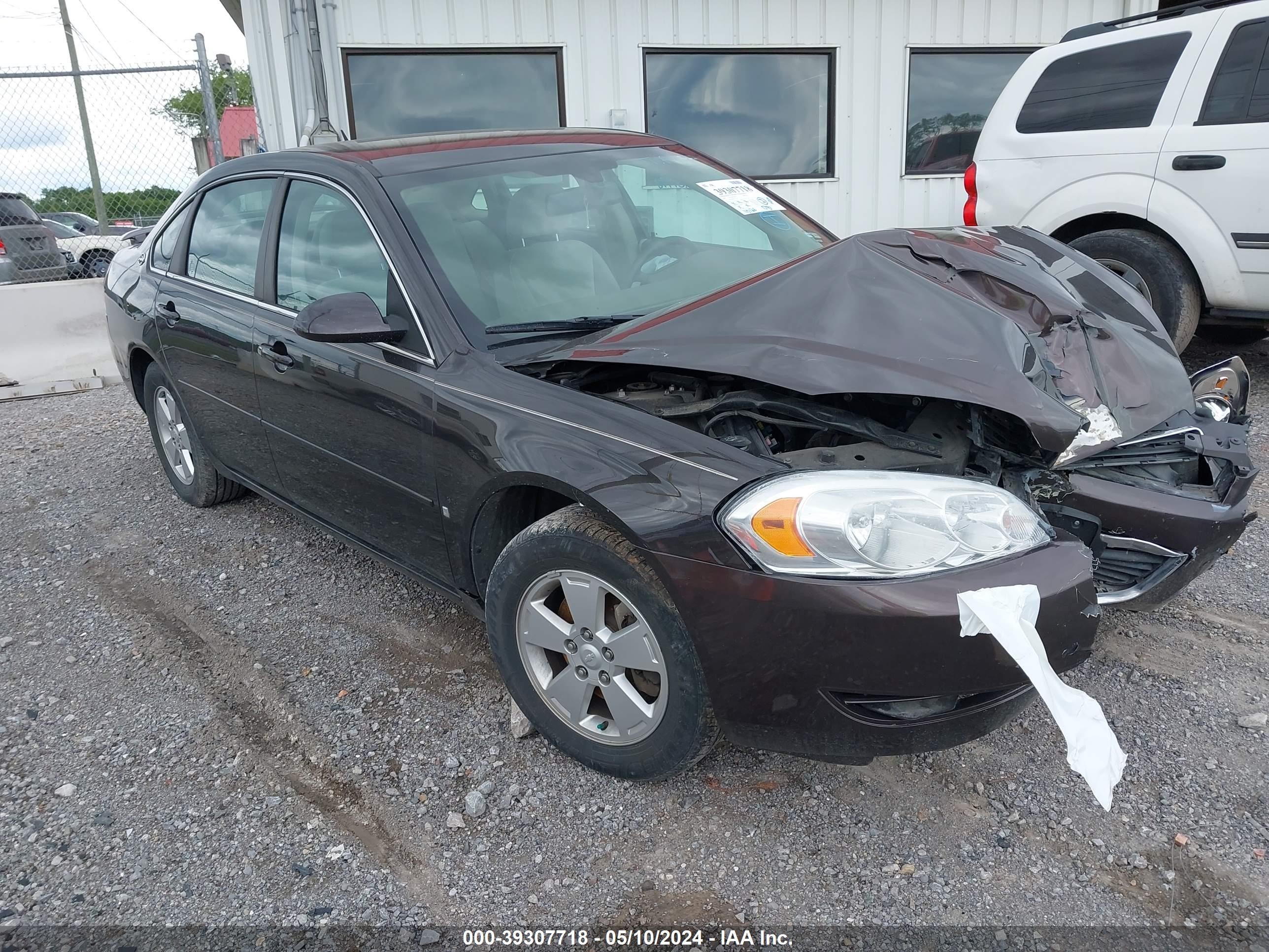 CHEVROLET IMPALA 2008 2g1wt58k381327182