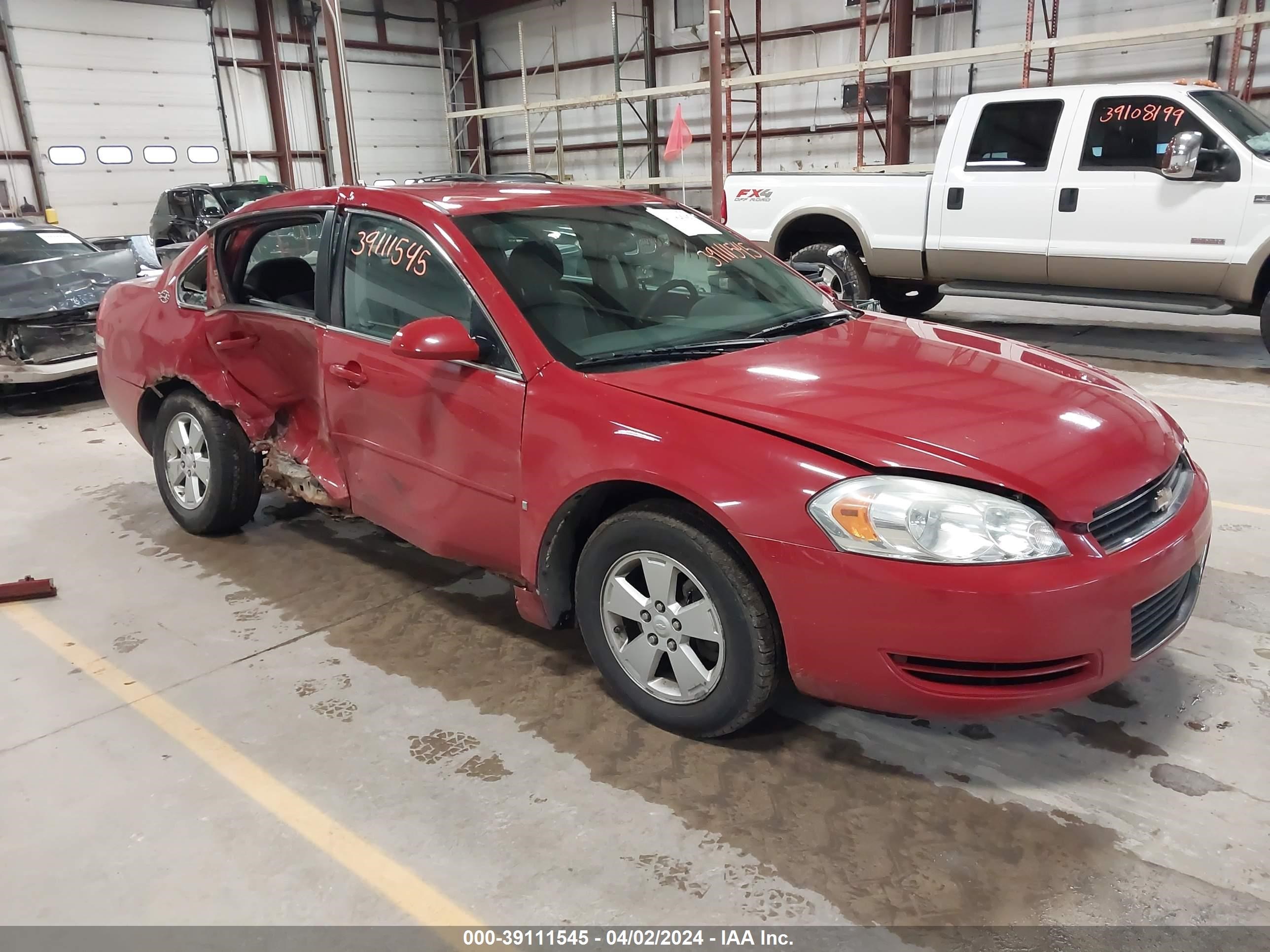 CHEVROLET IMPALA 2007 2g1wt58k479210646