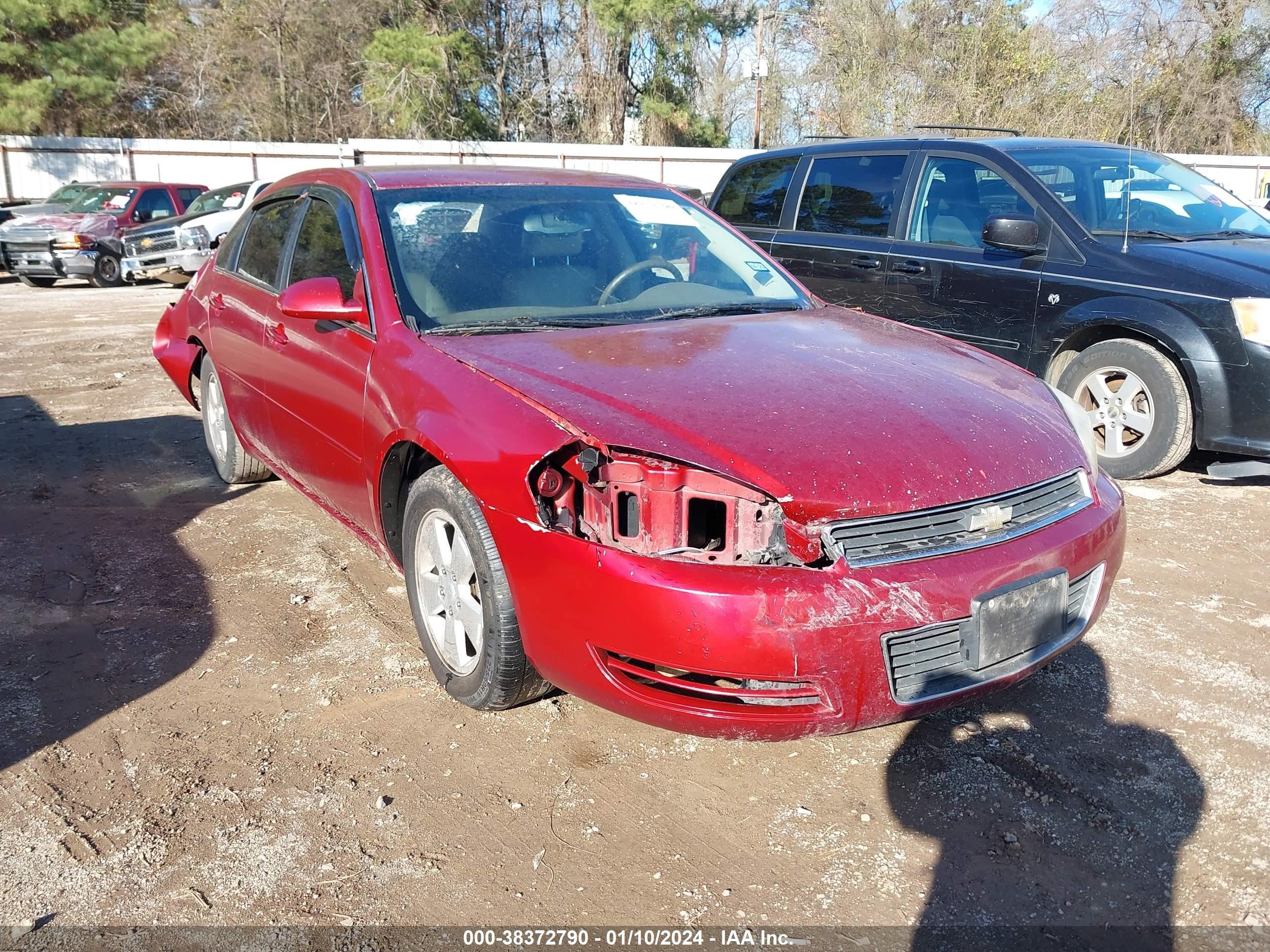 CHEVROLET IMPALA 2008 2g1wt58k481311556