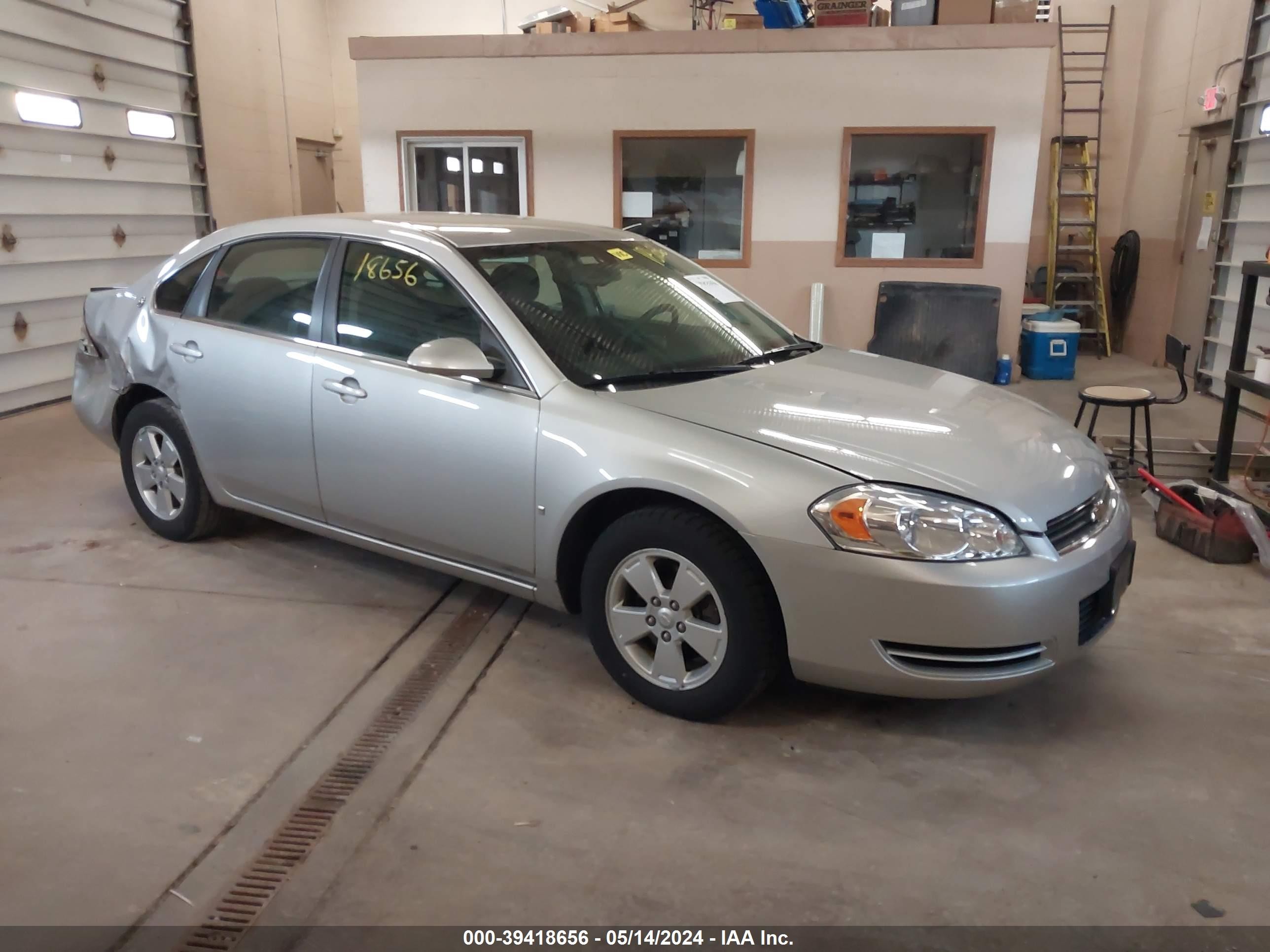 CHEVROLET IMPALA 2008 2g1wt58k481341222