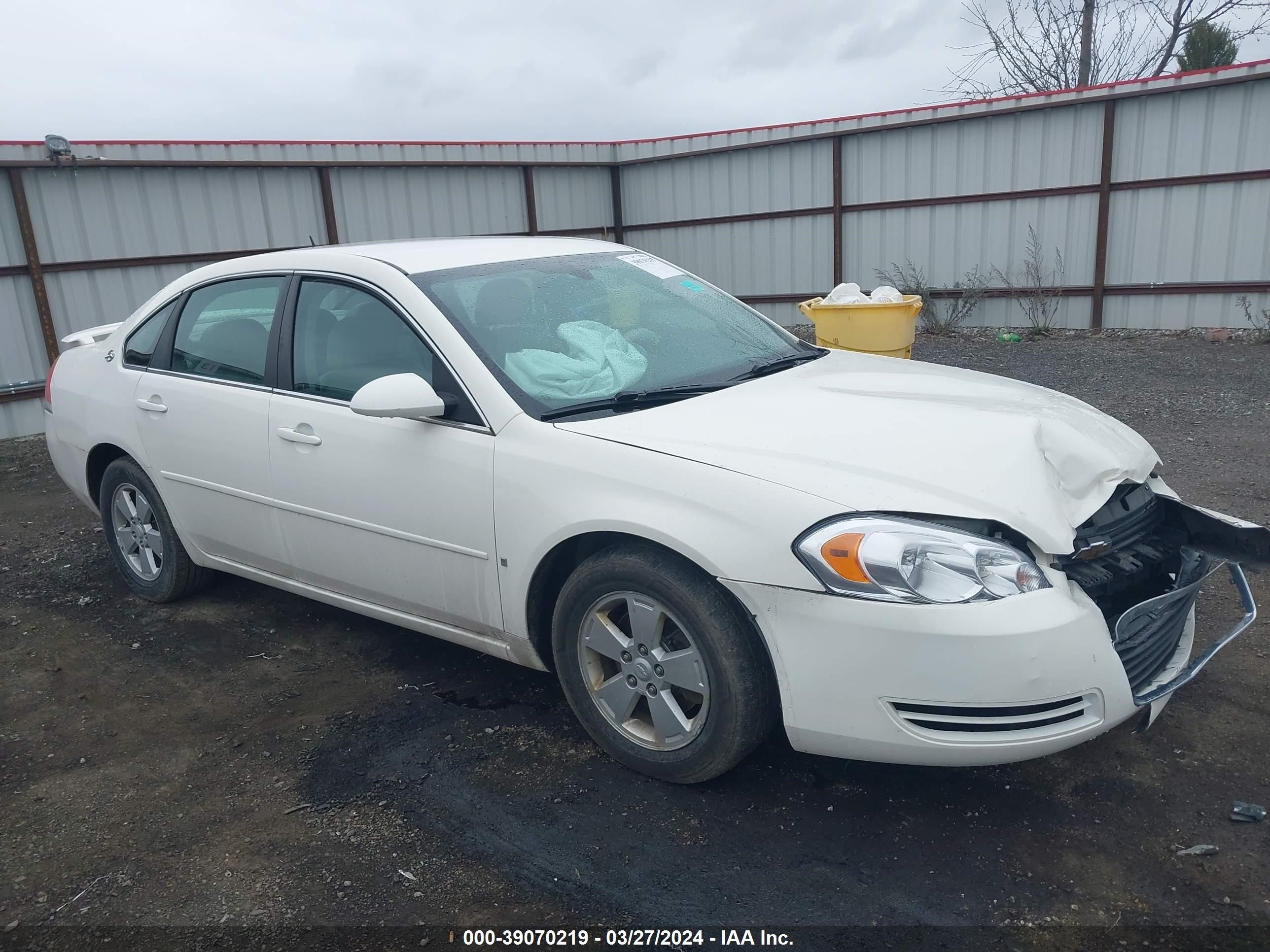 CHEVROLET IMPALA 2008 2g1wt58k481378254