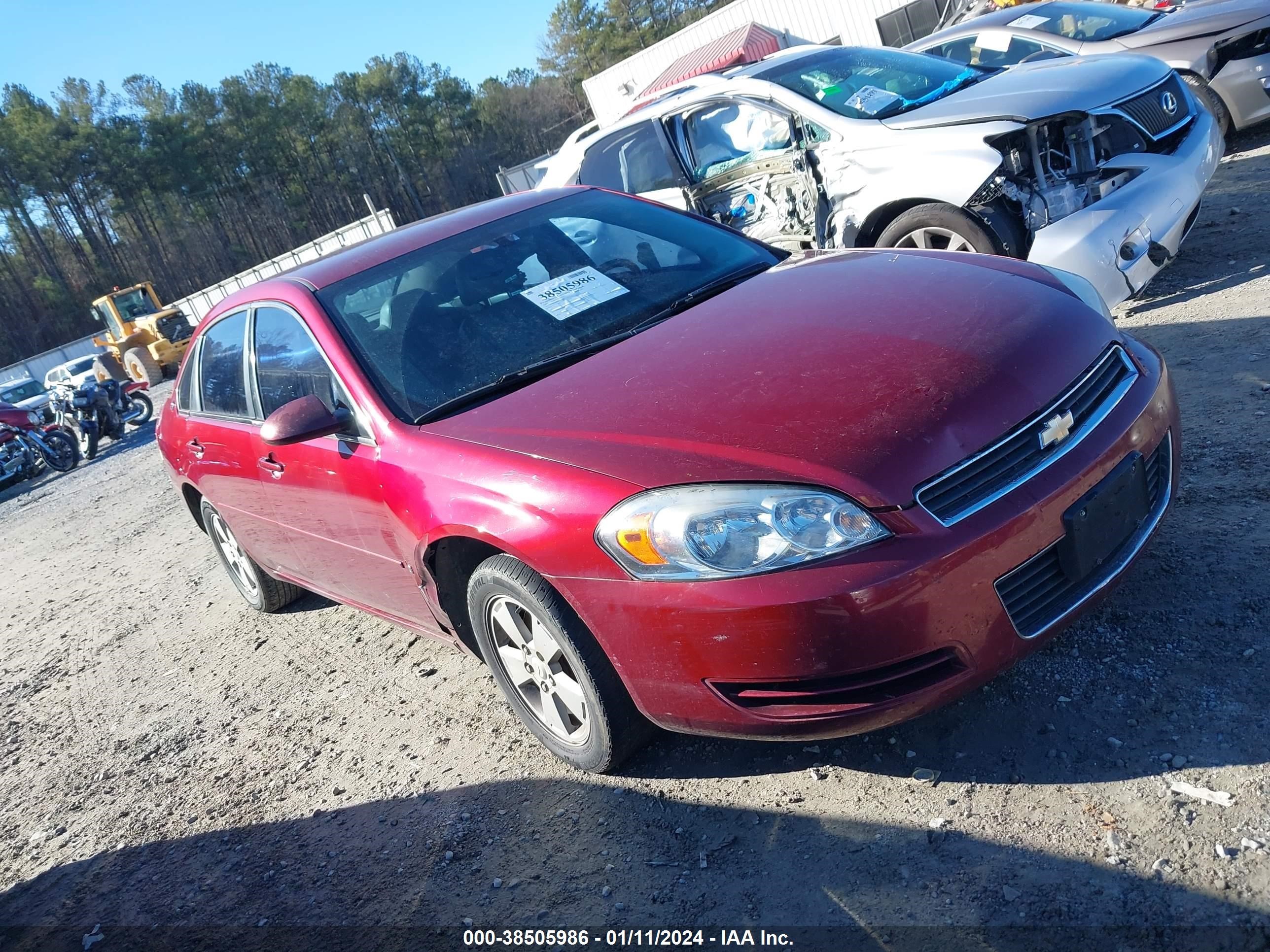 CHEVROLET IMPALA 2008 2g1wt58k489225651