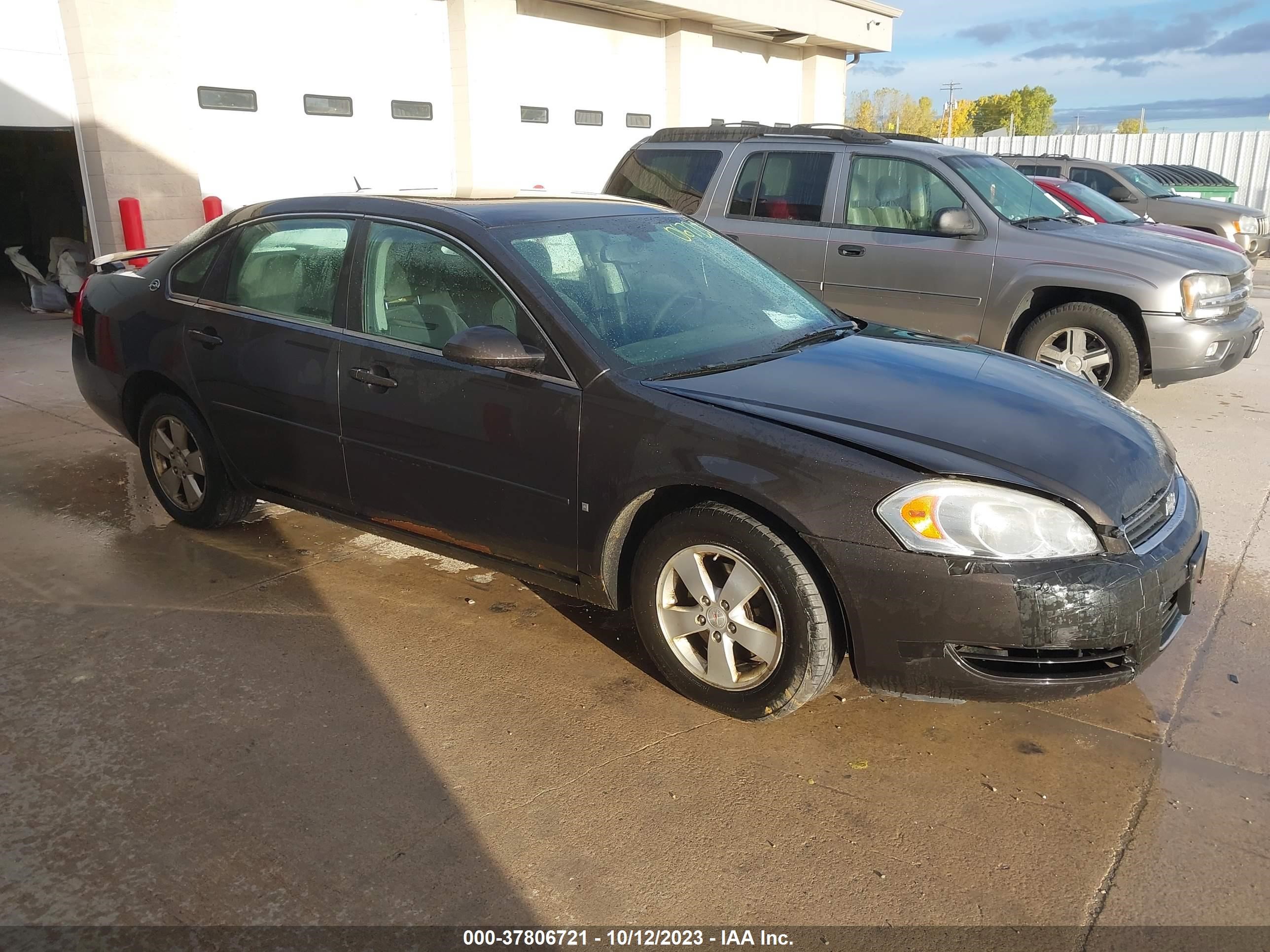 CHEVROLET IMPALA 2008 2g1wt58k581321500