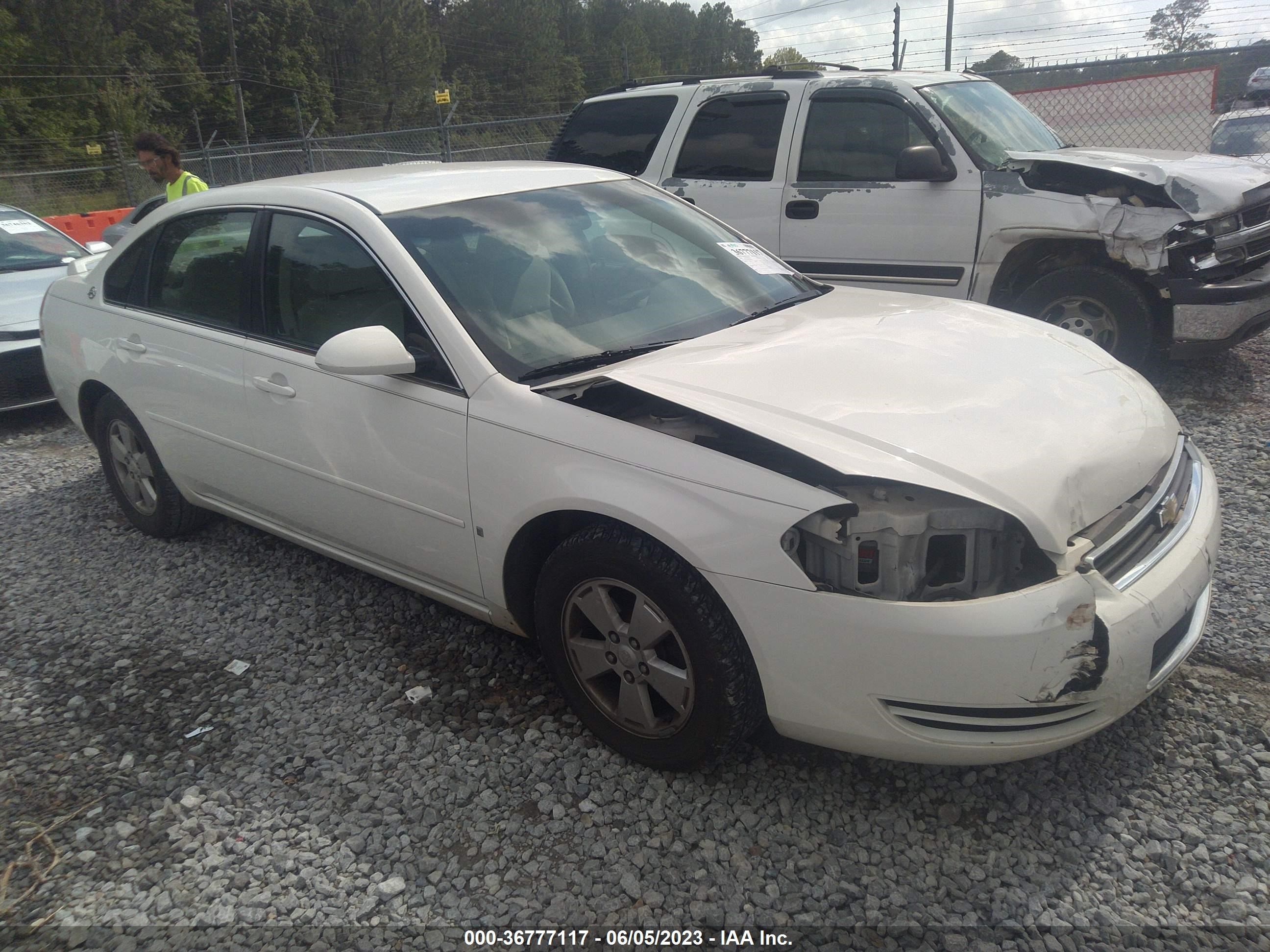 CHEVROLET IMPALA 2008 2g1wt58k589190487