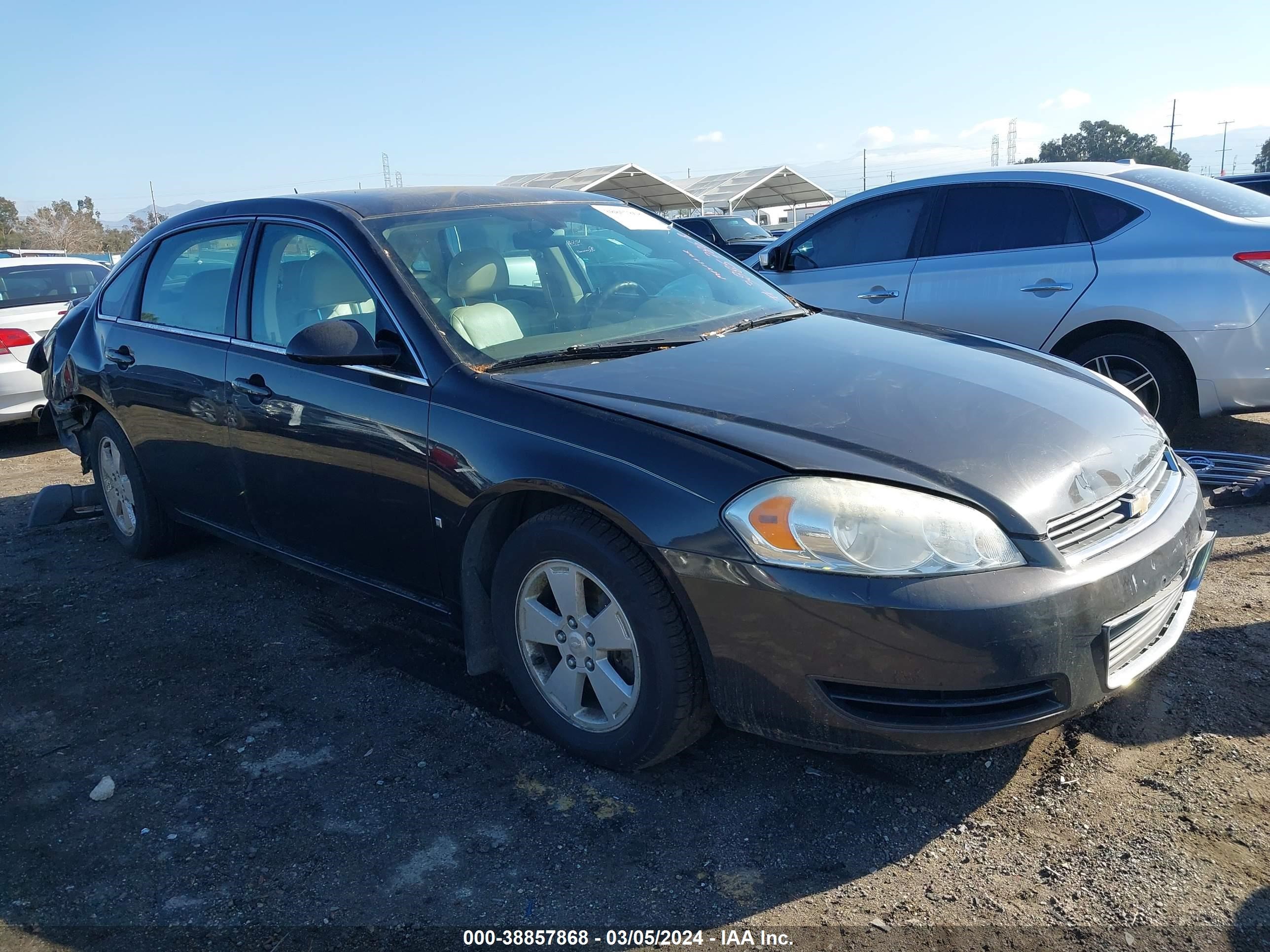 CHEVROLET IMPALA 2008 2g1wt58k589225898