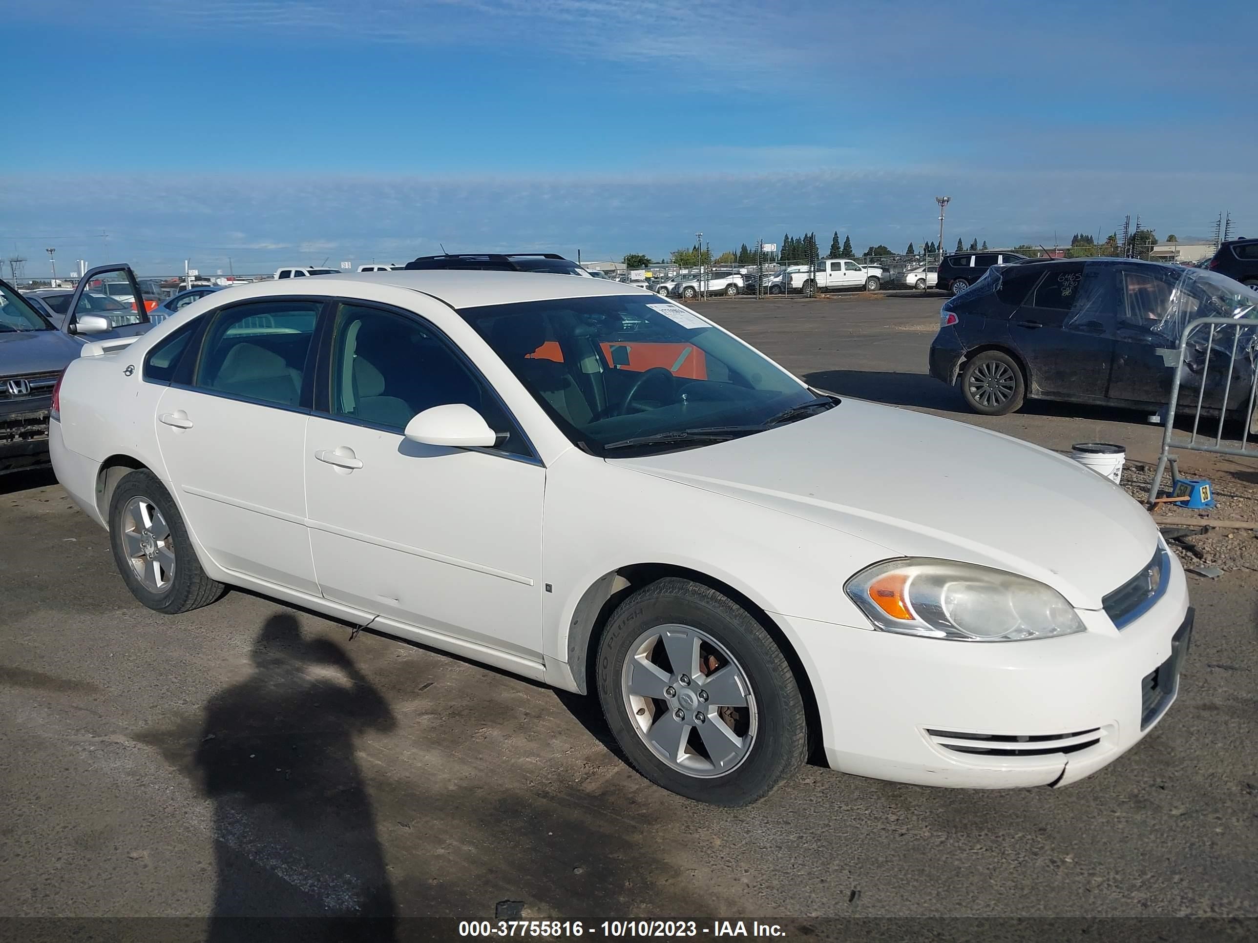 CHEVROLET IMPALA 2008 2g1wt58k589261333