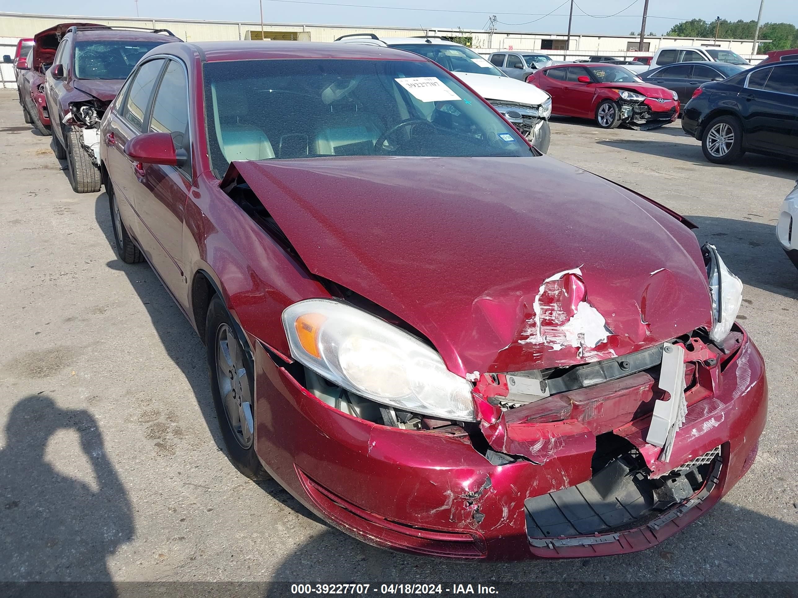 CHEVROLET IMPALA 2008 2g1wt58k589288886