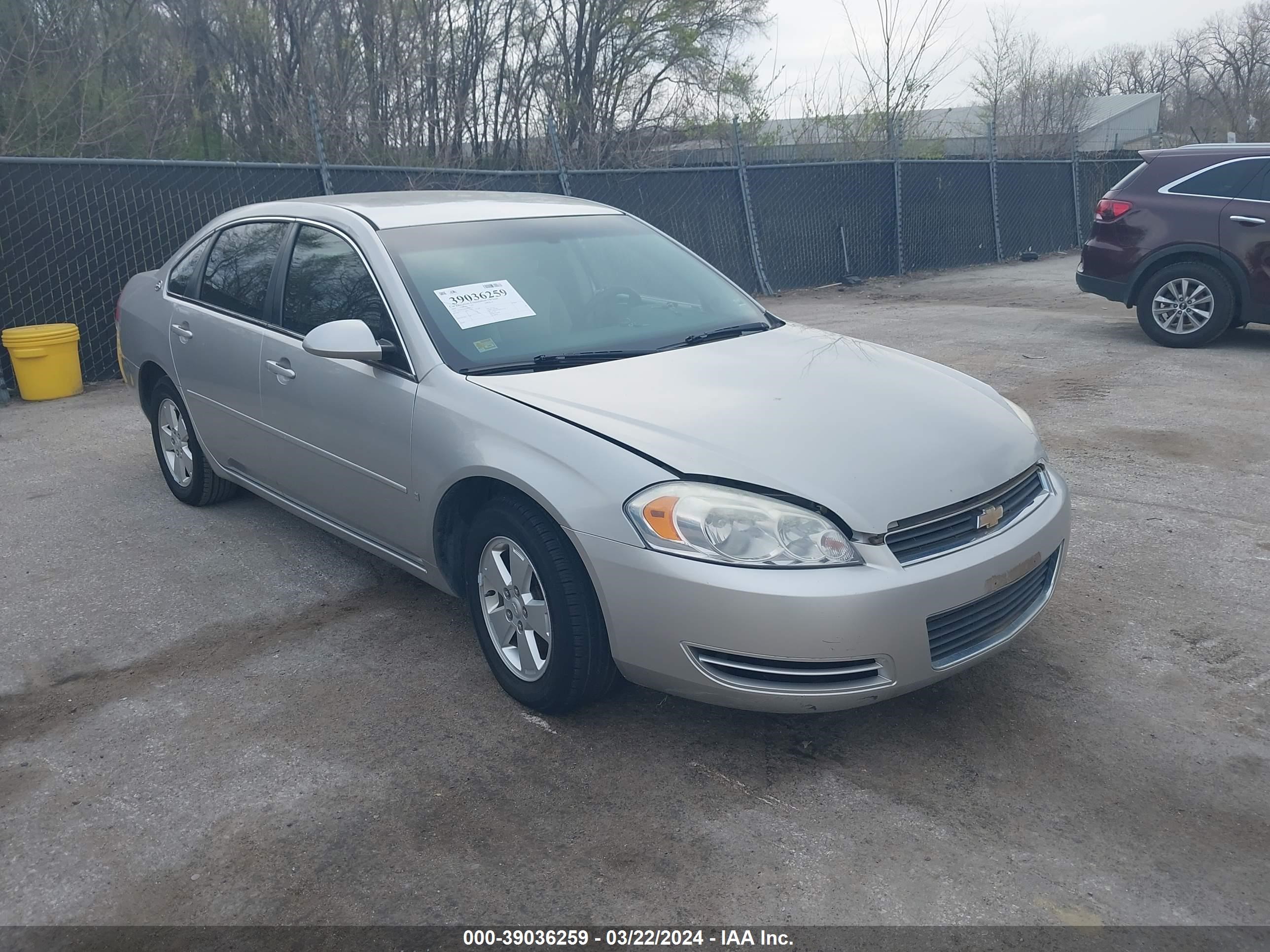 CHEVROLET IMPALA 2007 2g1wt58k679344395