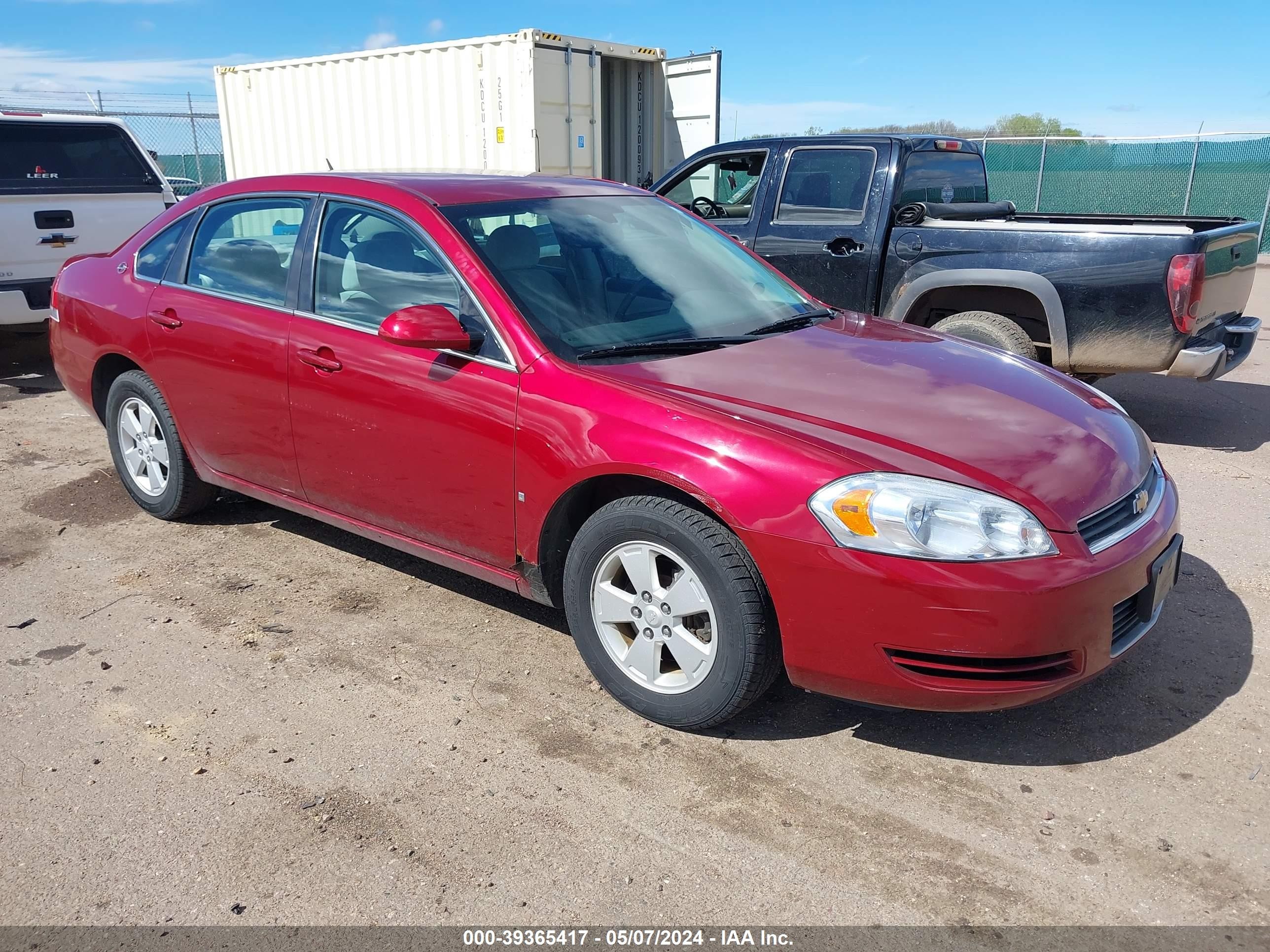 CHEVROLET IMPALA 2008 2g1wt58k689199506