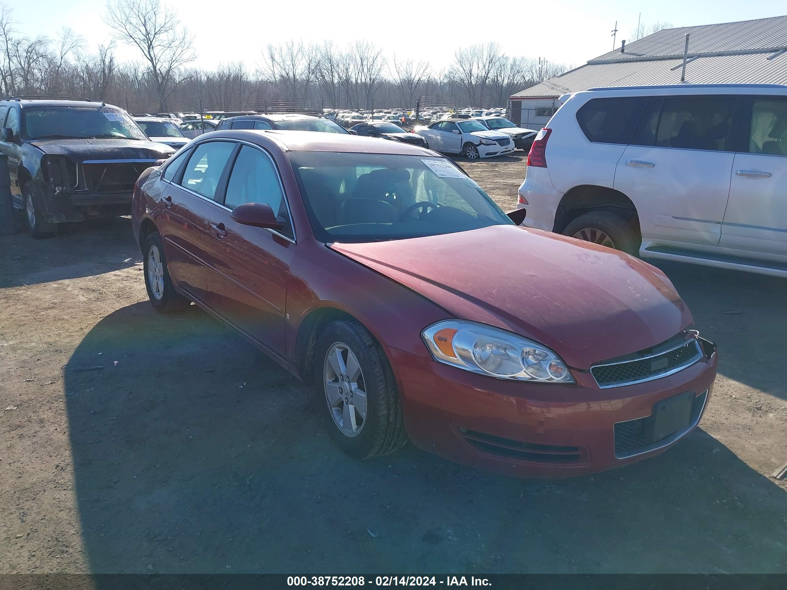 CHEVROLET IMPALA 2008 2g1wt58k689267643