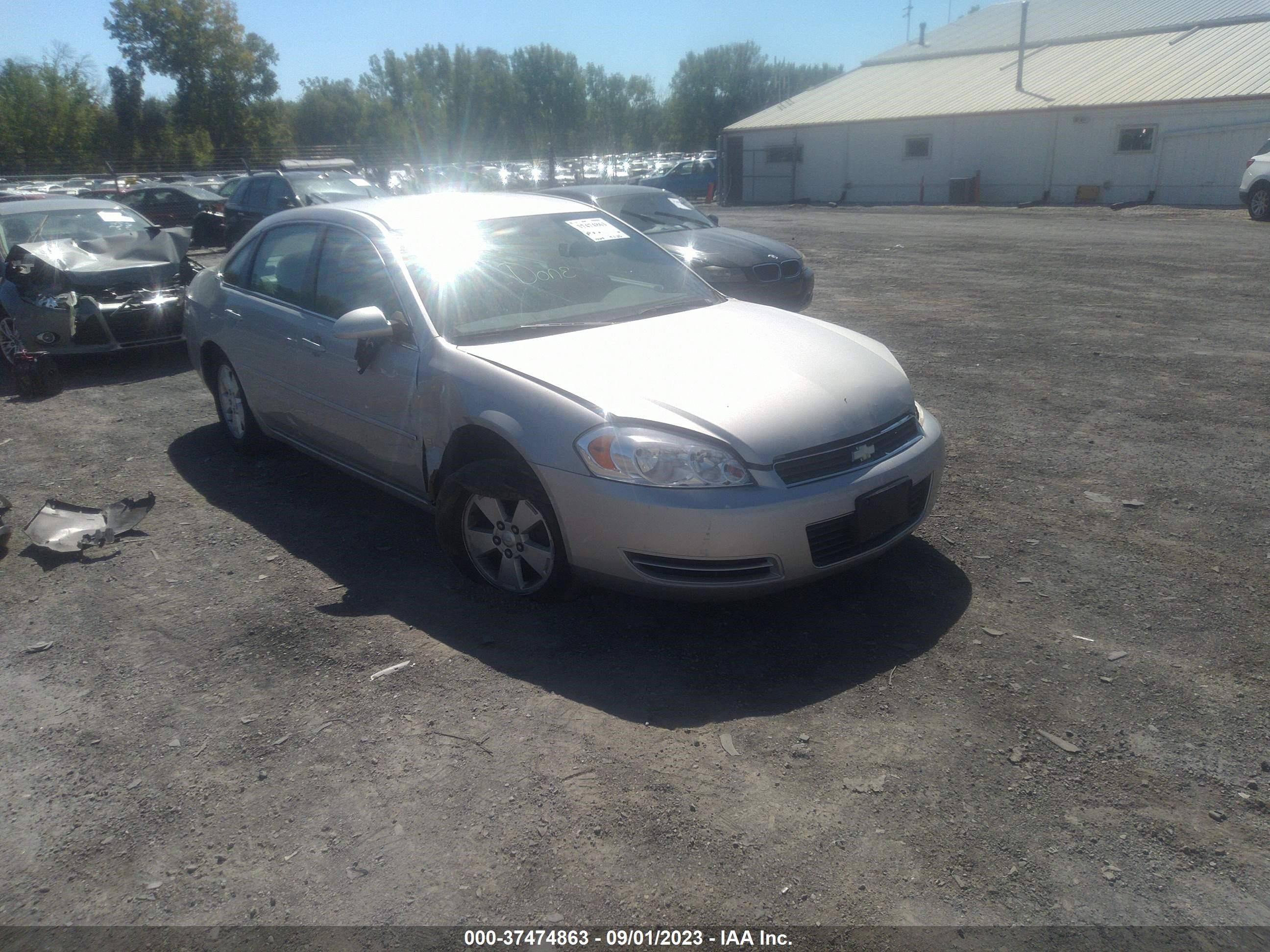 CHEVROLET IMPALA 2007 2g1wt58k779228784