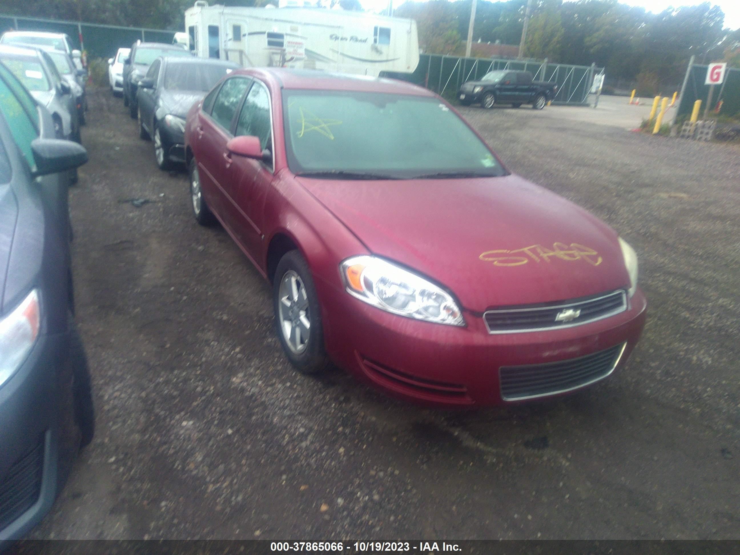 CHEVROLET IMPALA 2007 2g1wt58k779353011