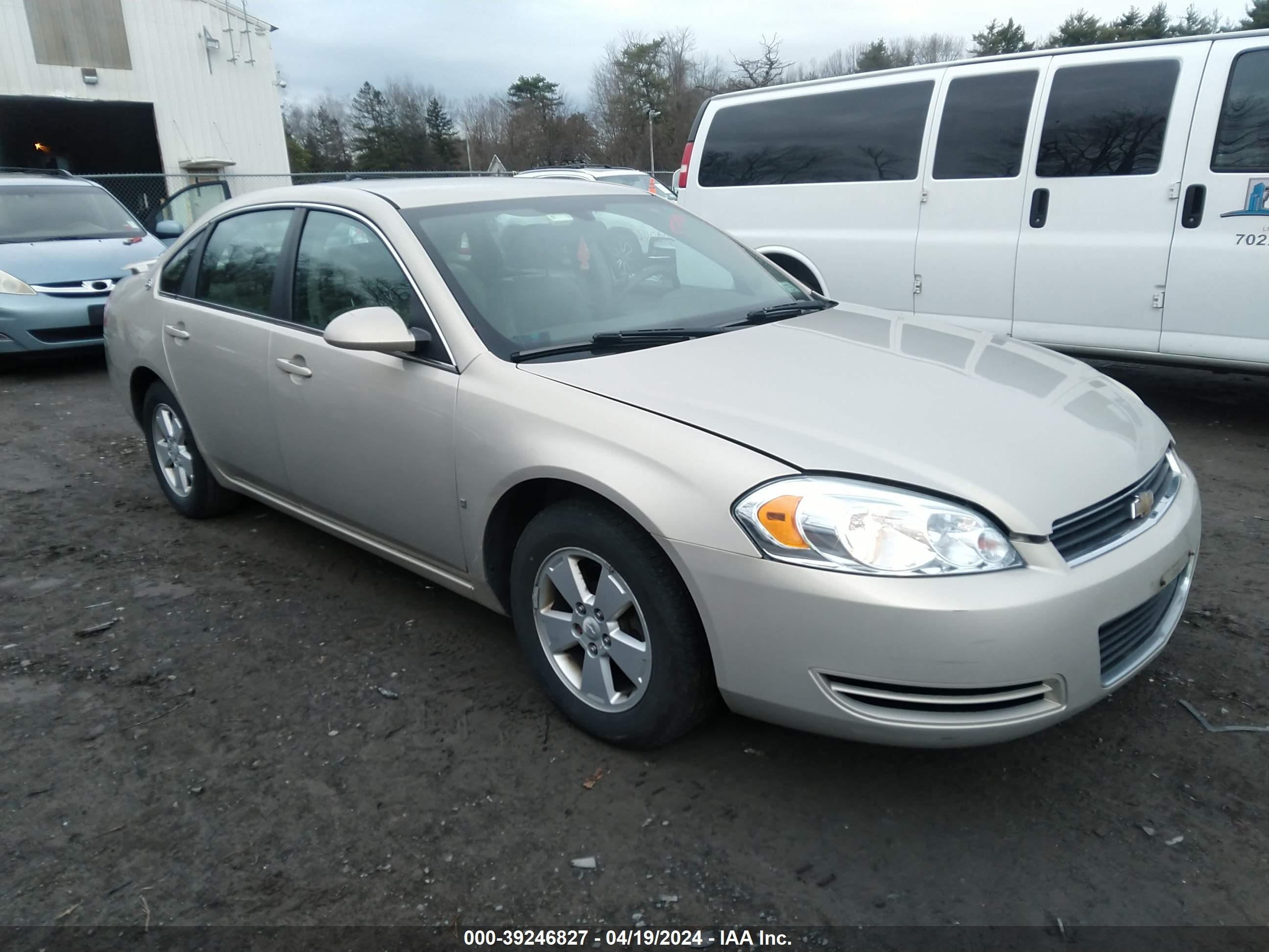 CHEVROLET IMPALA 2008 2g1wt58k781259856