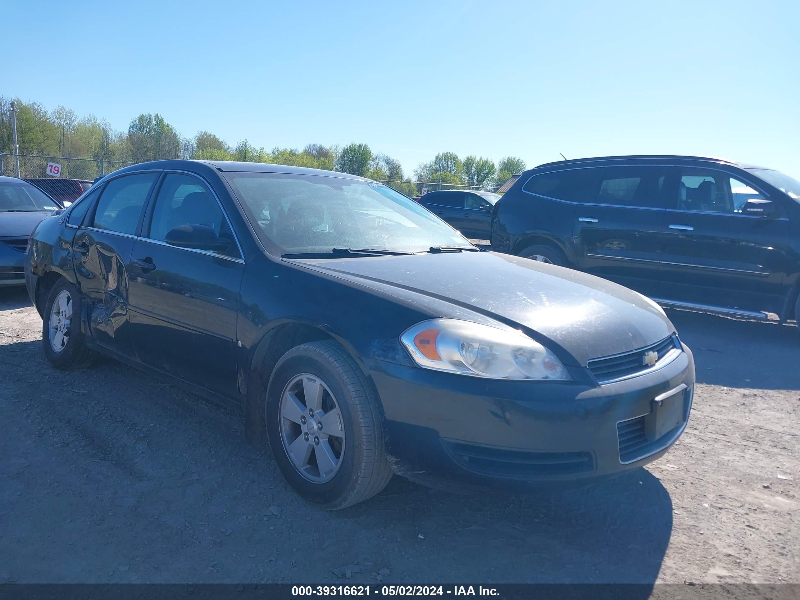 CHEVROLET IMPALA 2008 2g1wt58k789203546