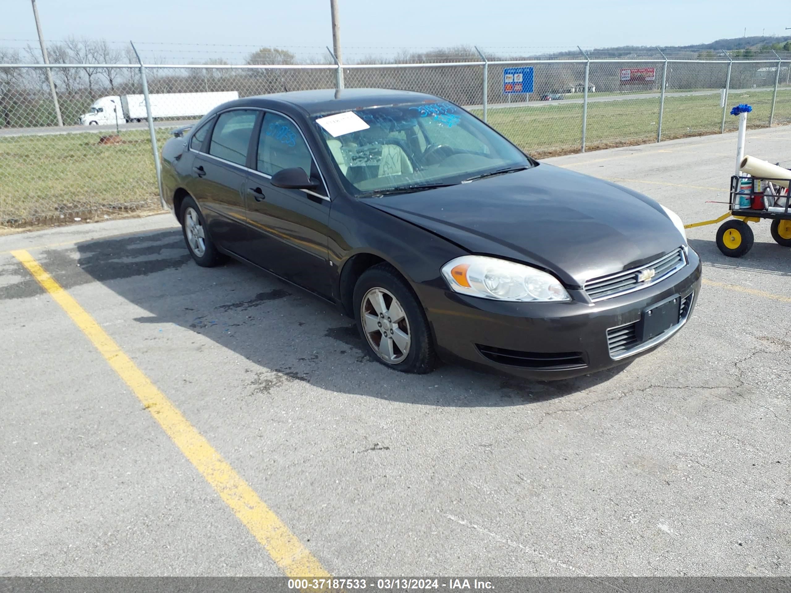 CHEVROLET IMPALA 2008 2g1wt58k881354829