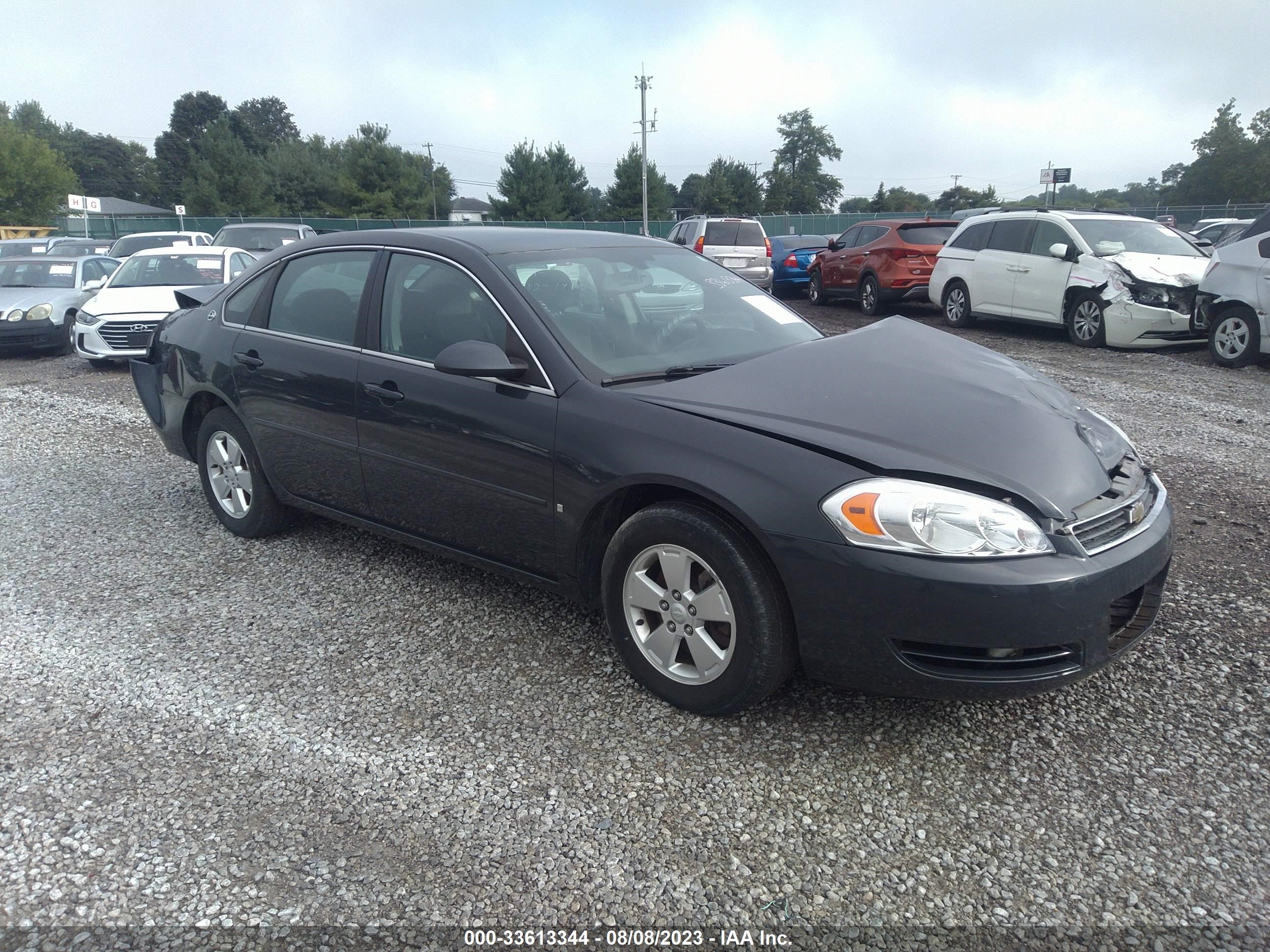 CHEVROLET IMPALA 2008 2g1wt58k881369685