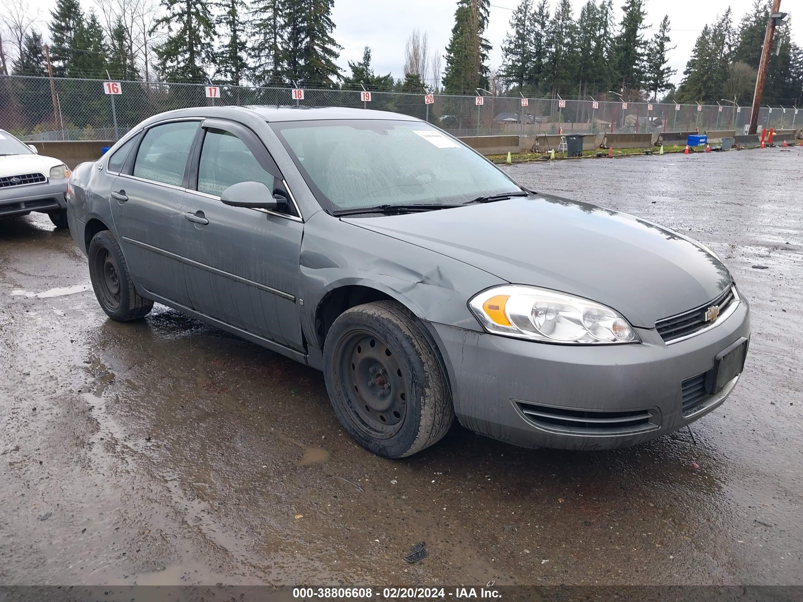 CHEVROLET IMPALA 2008 2g1wt58k889113628