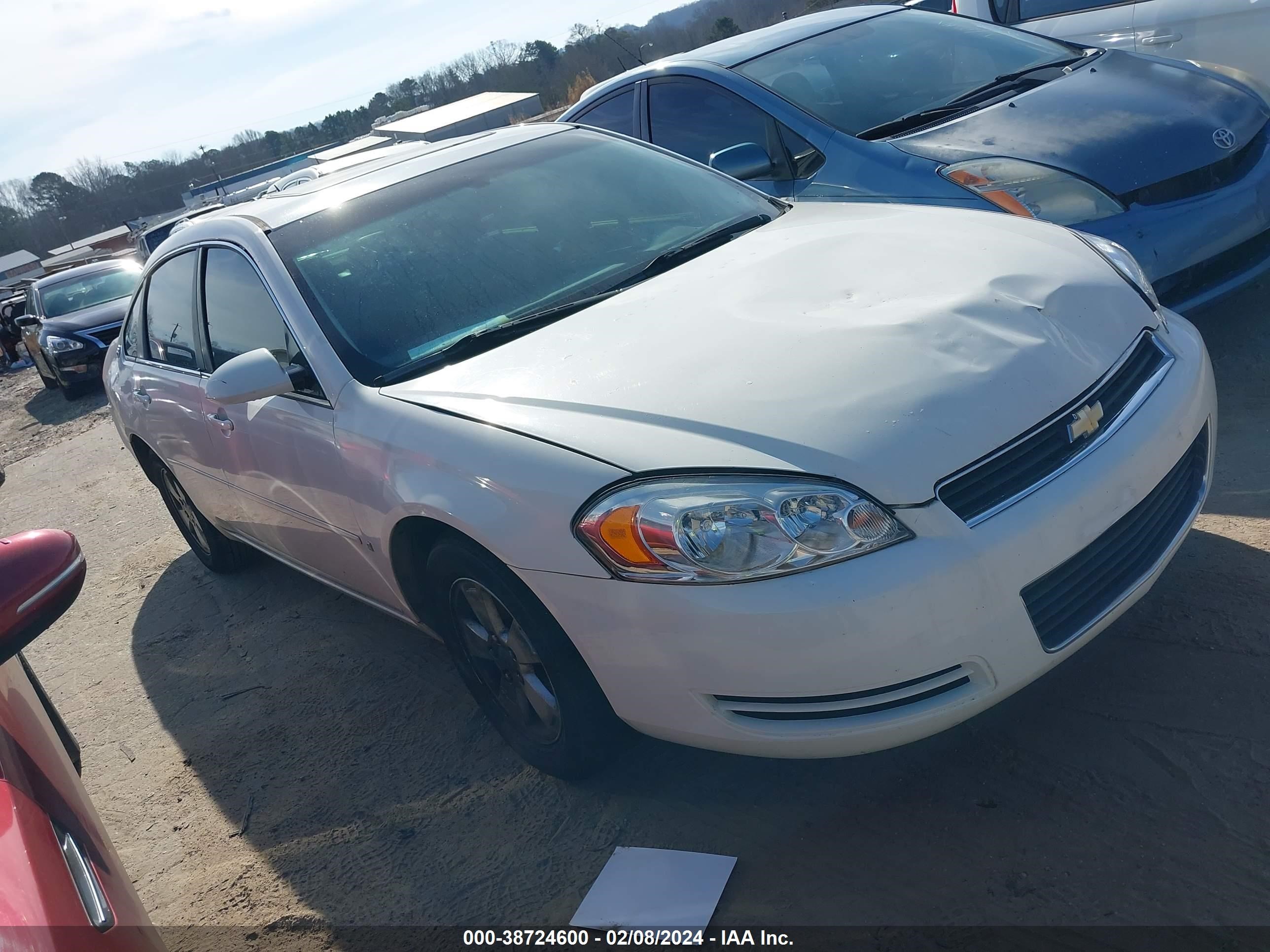 CHEVROLET IMPALA 2008 2g1wt58k889122345