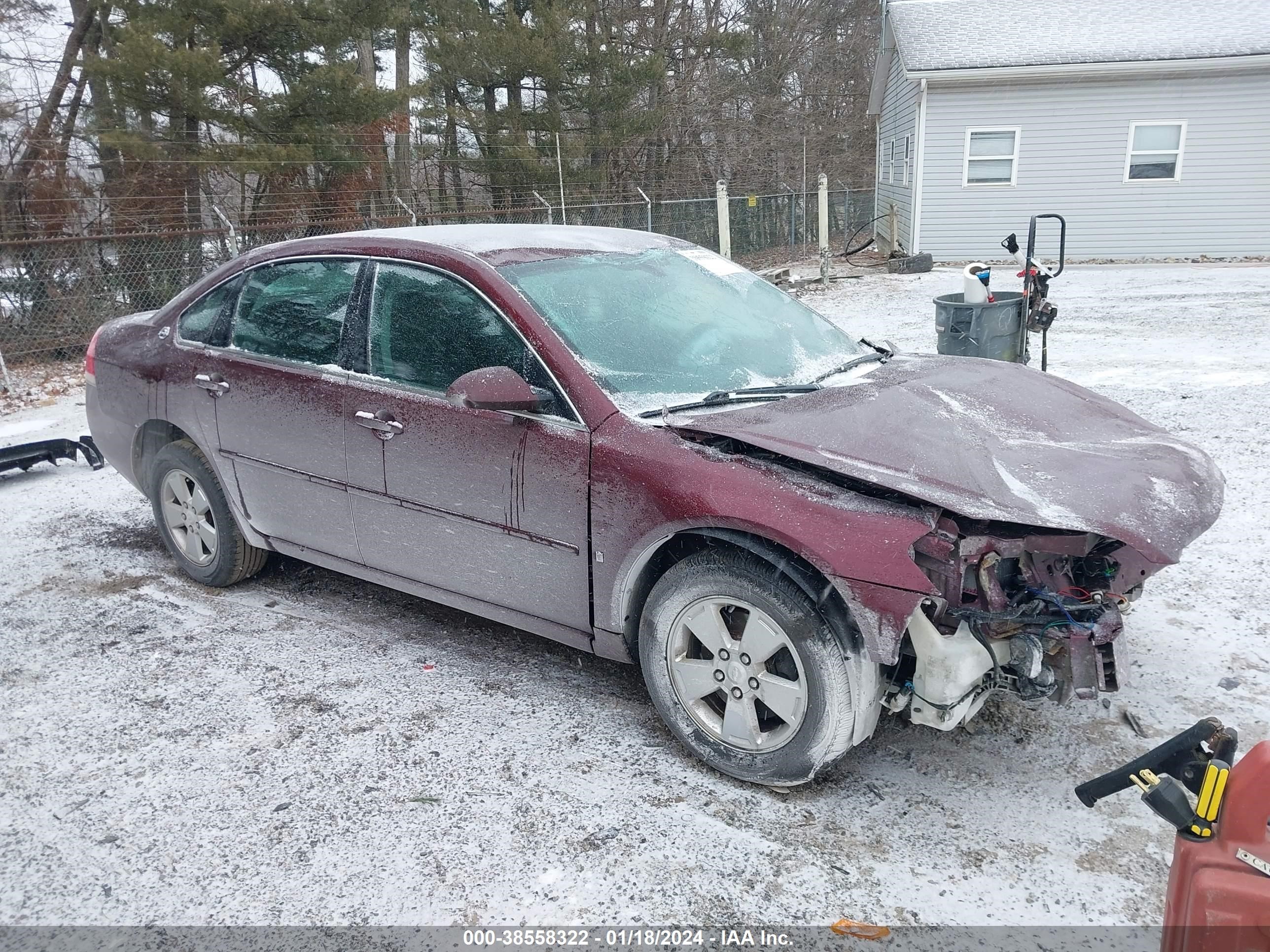 CHEVROLET IMPALA 2007 2g1wt58k979256845