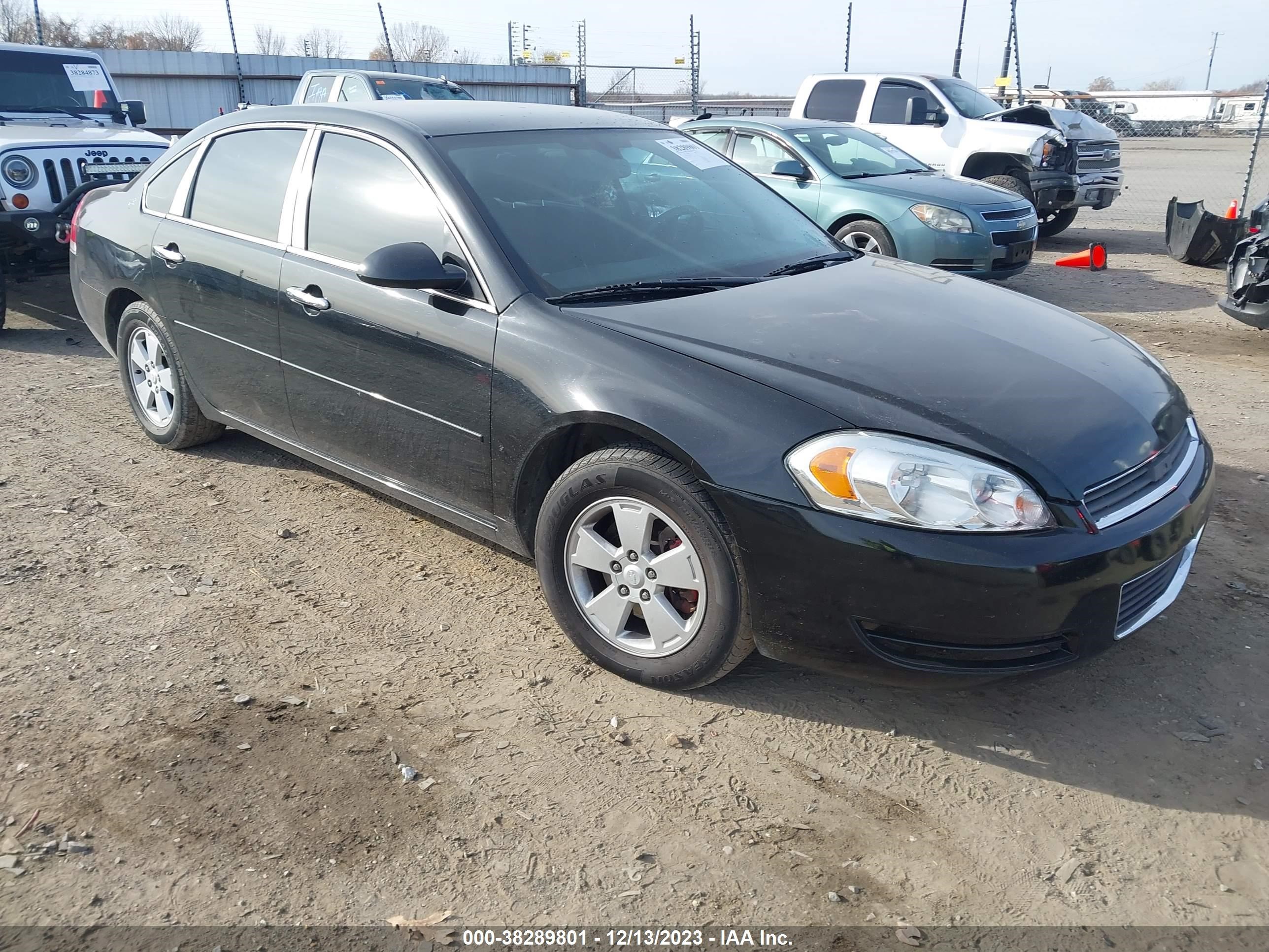 CHEVROLET IMPALA 2007 2g1wt58k979401317