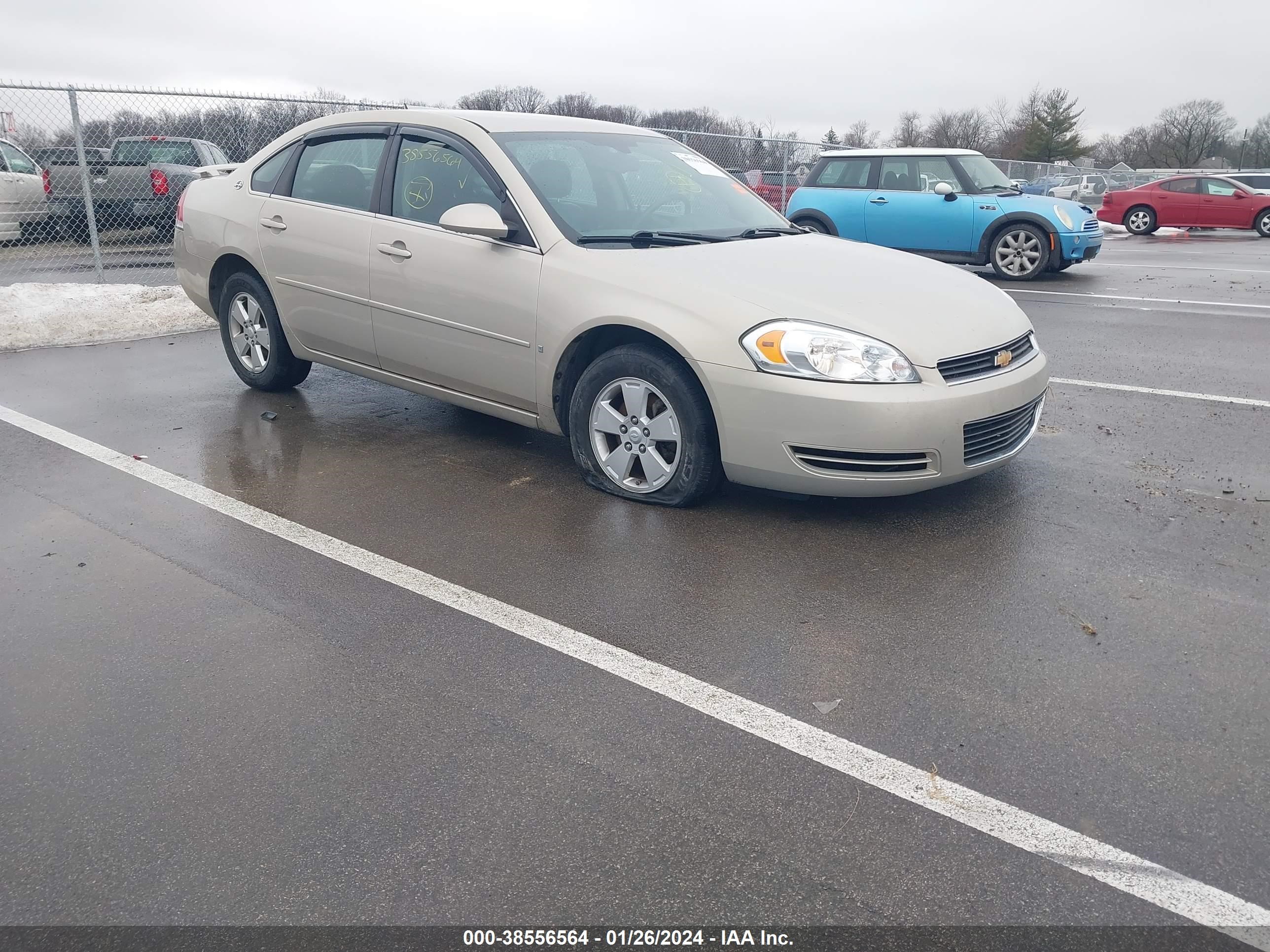 CHEVROLET IMPALA 2008 2g1wt58k981353284