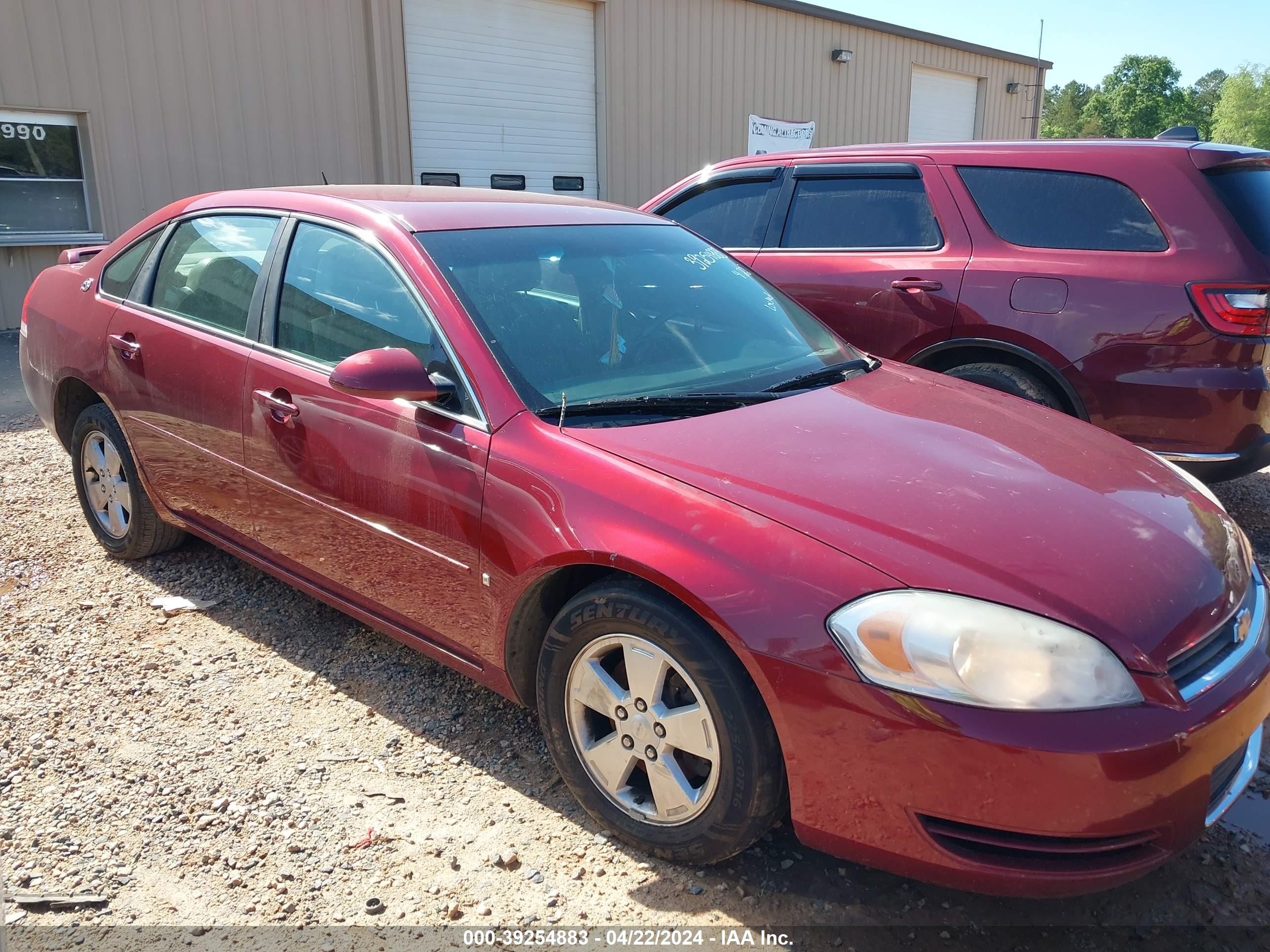 CHEVROLET IMPALA 2008 2g1wt58k989247001