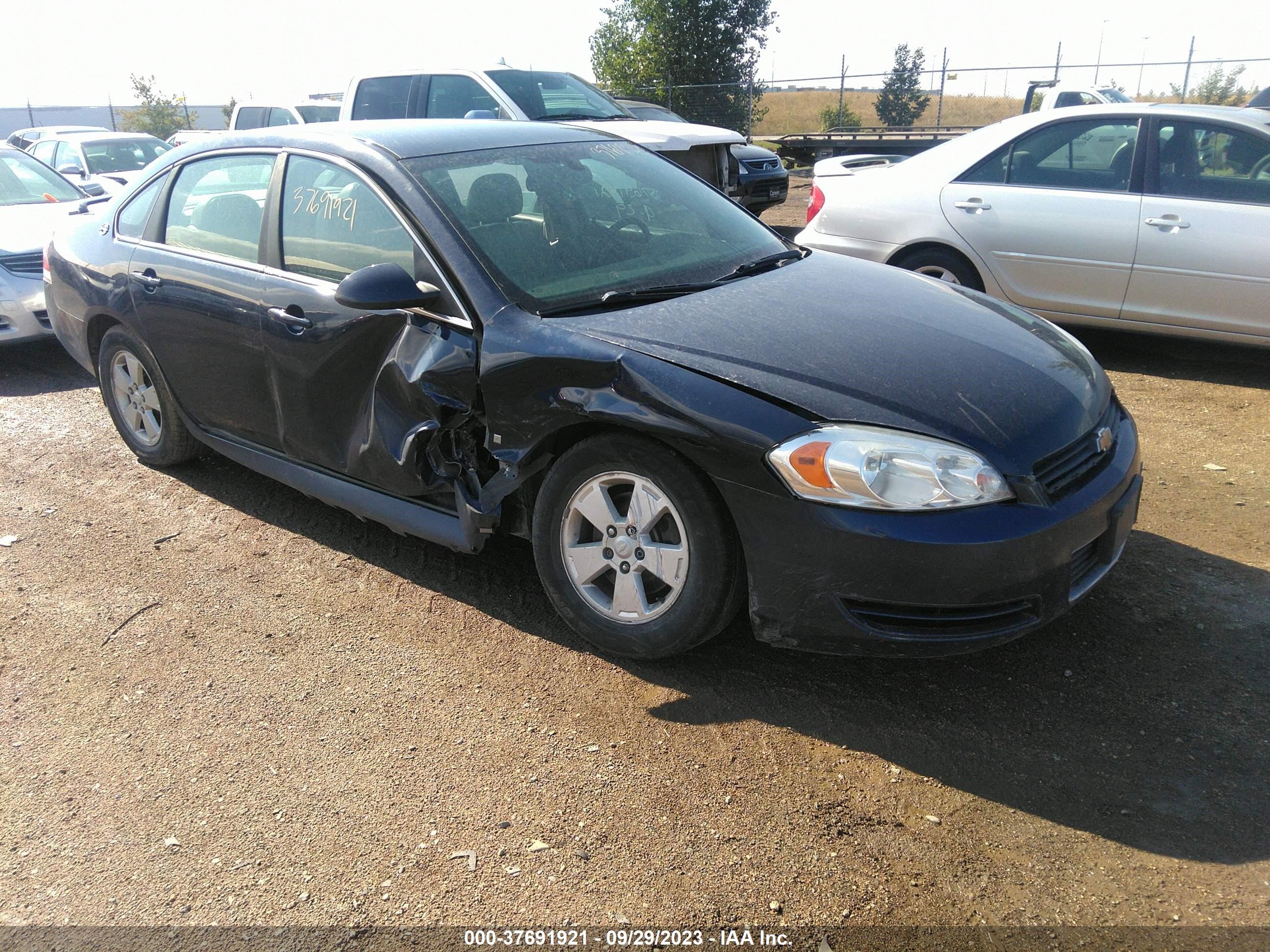 CHEVROLET IMPALA 2008 2g1wt58k989267412