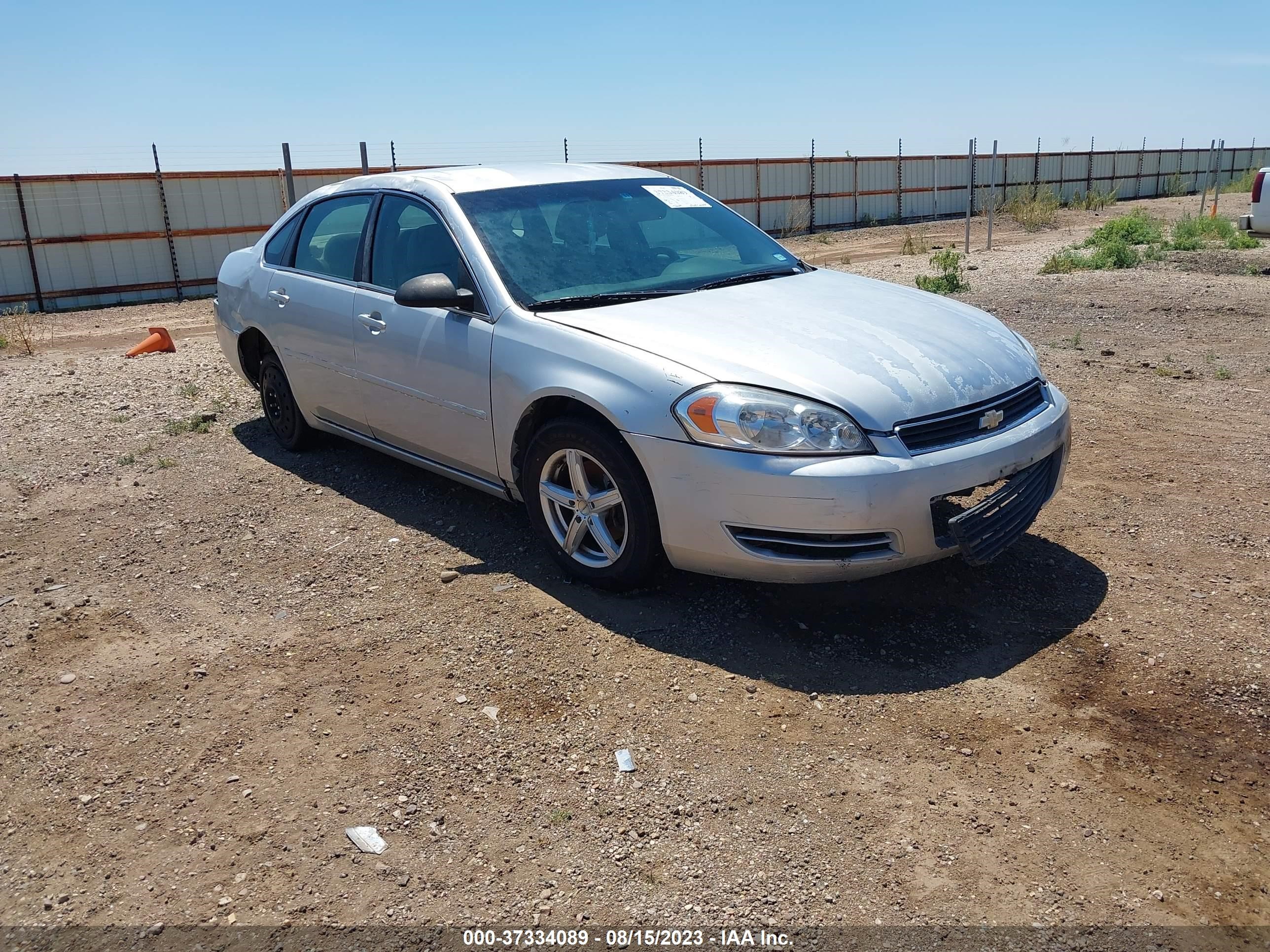 CHEVROLET IMPALA 2006 2g1wt58kx69368116