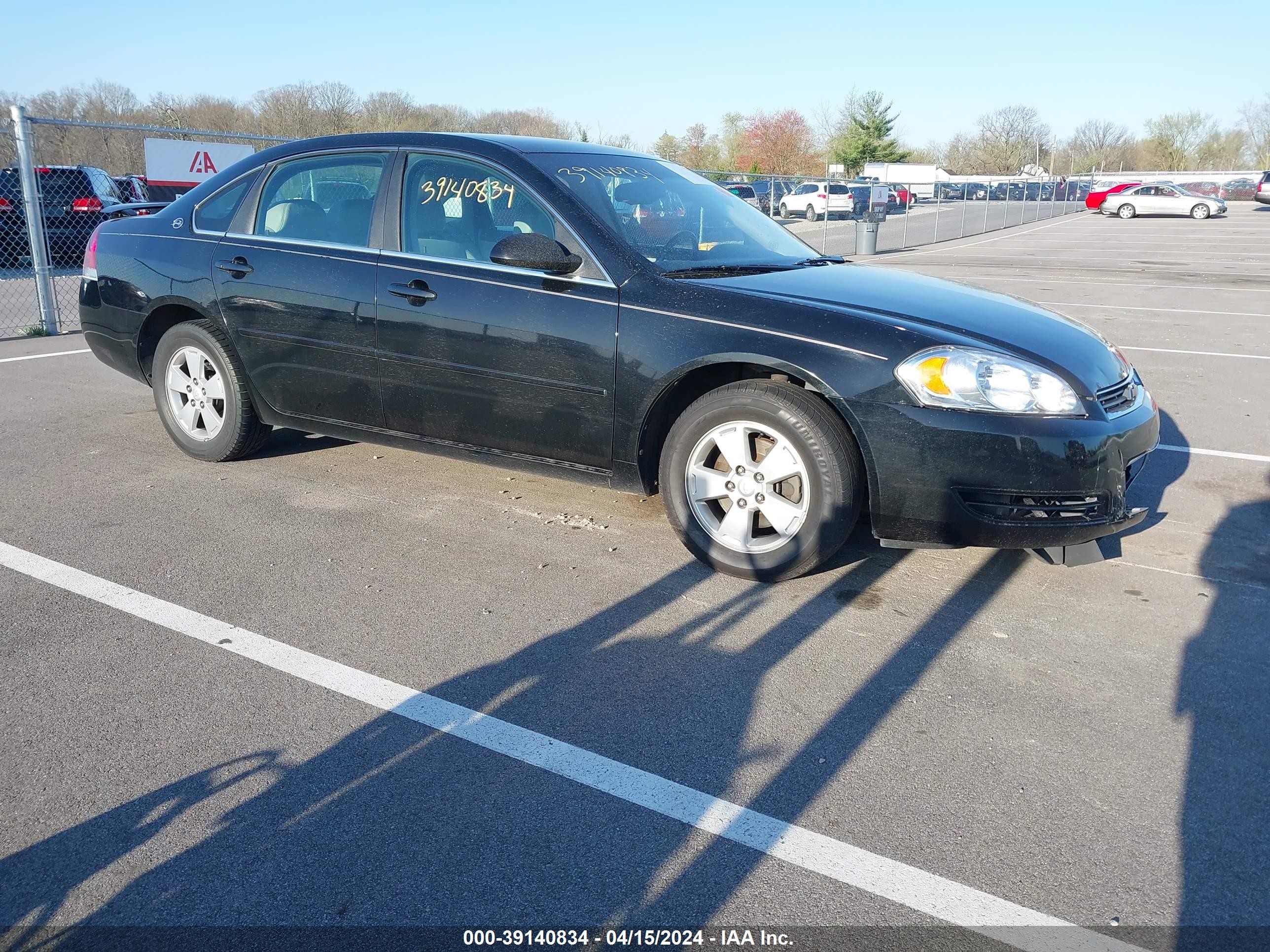 CHEVROLET IMPALA 2008 2g1wt58kx81361409