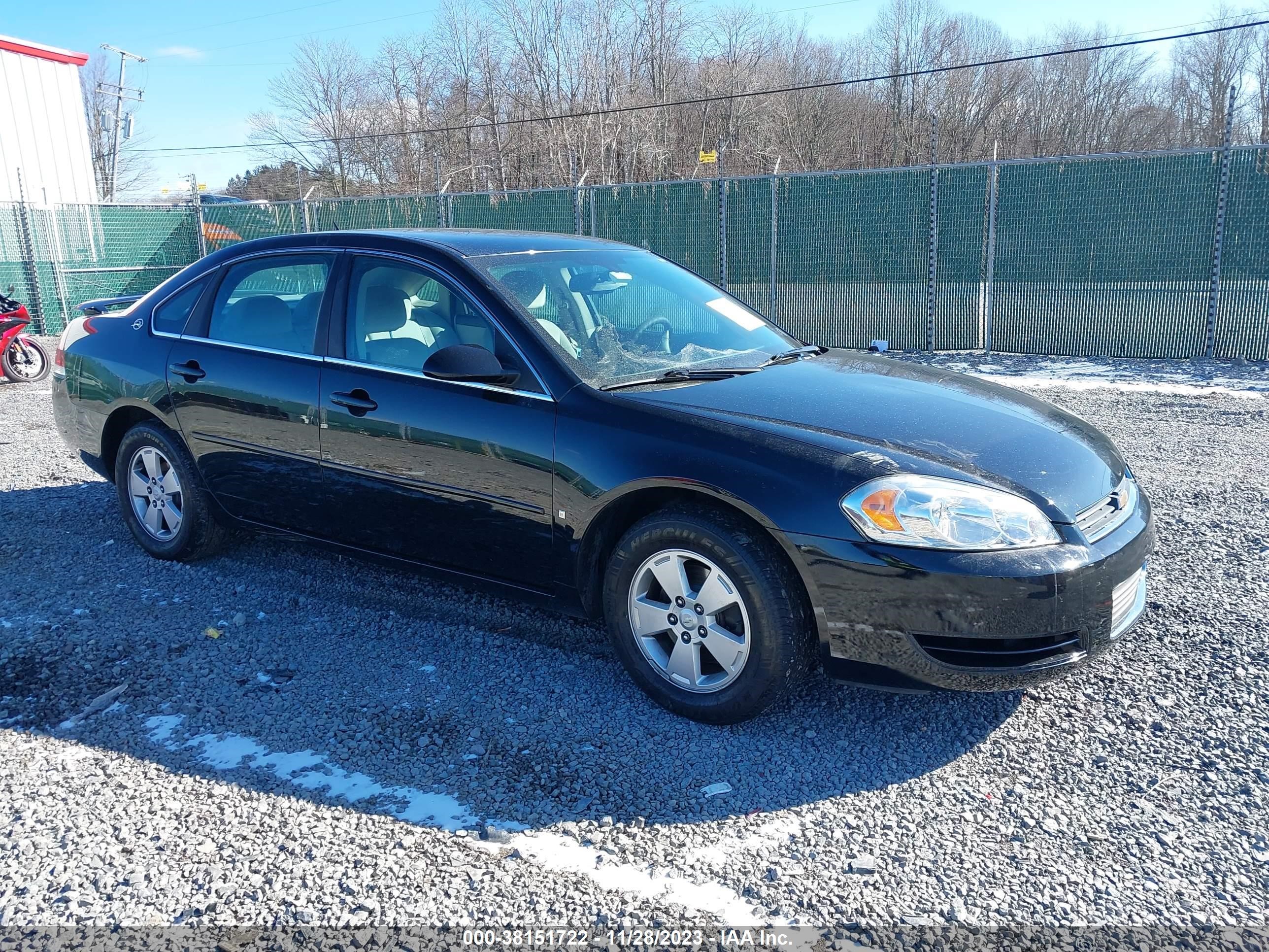 CHEVROLET IMPALA 2008 2g1wt58n081273527