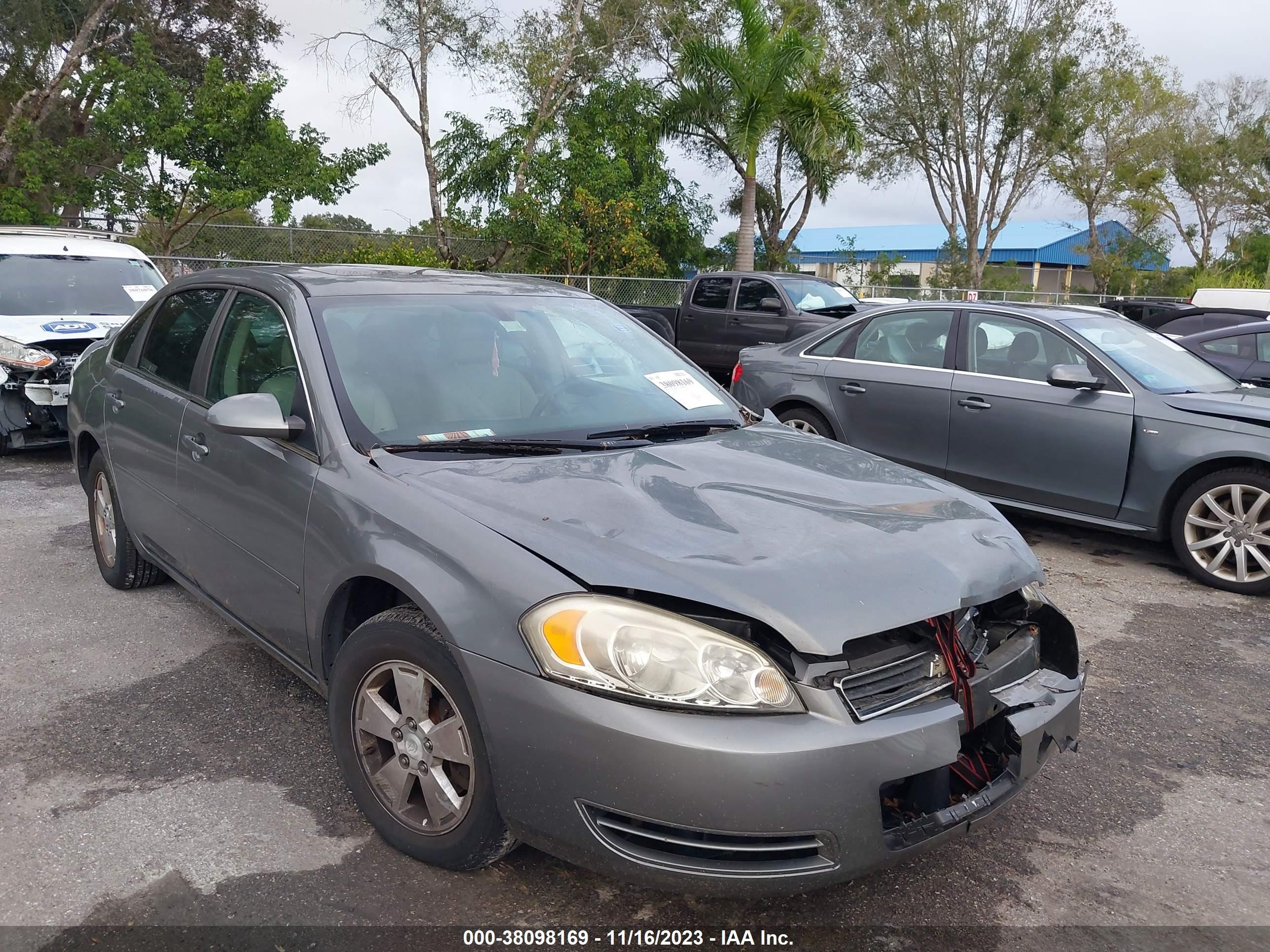 CHEVROLET IMPALA 2008 2g1wt58n281210476