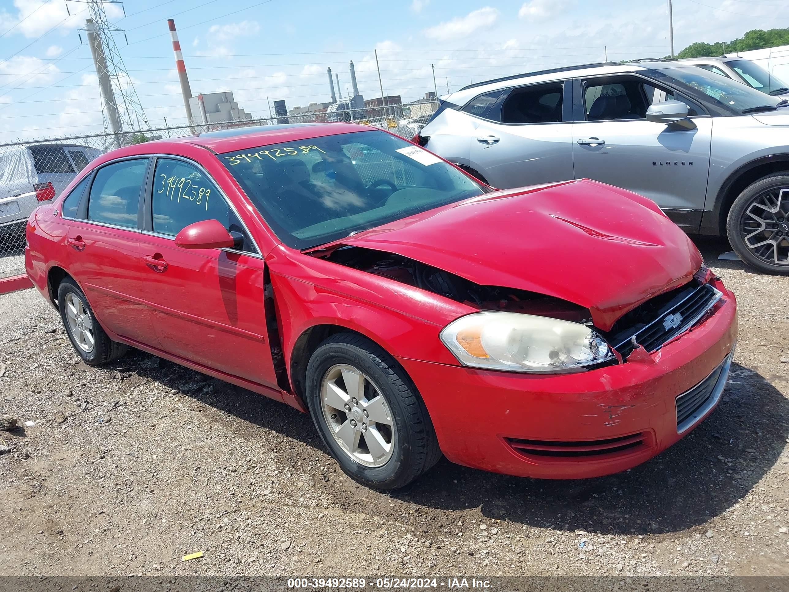 CHEVROLET IMPALA 2007 2g1wt58n379341125