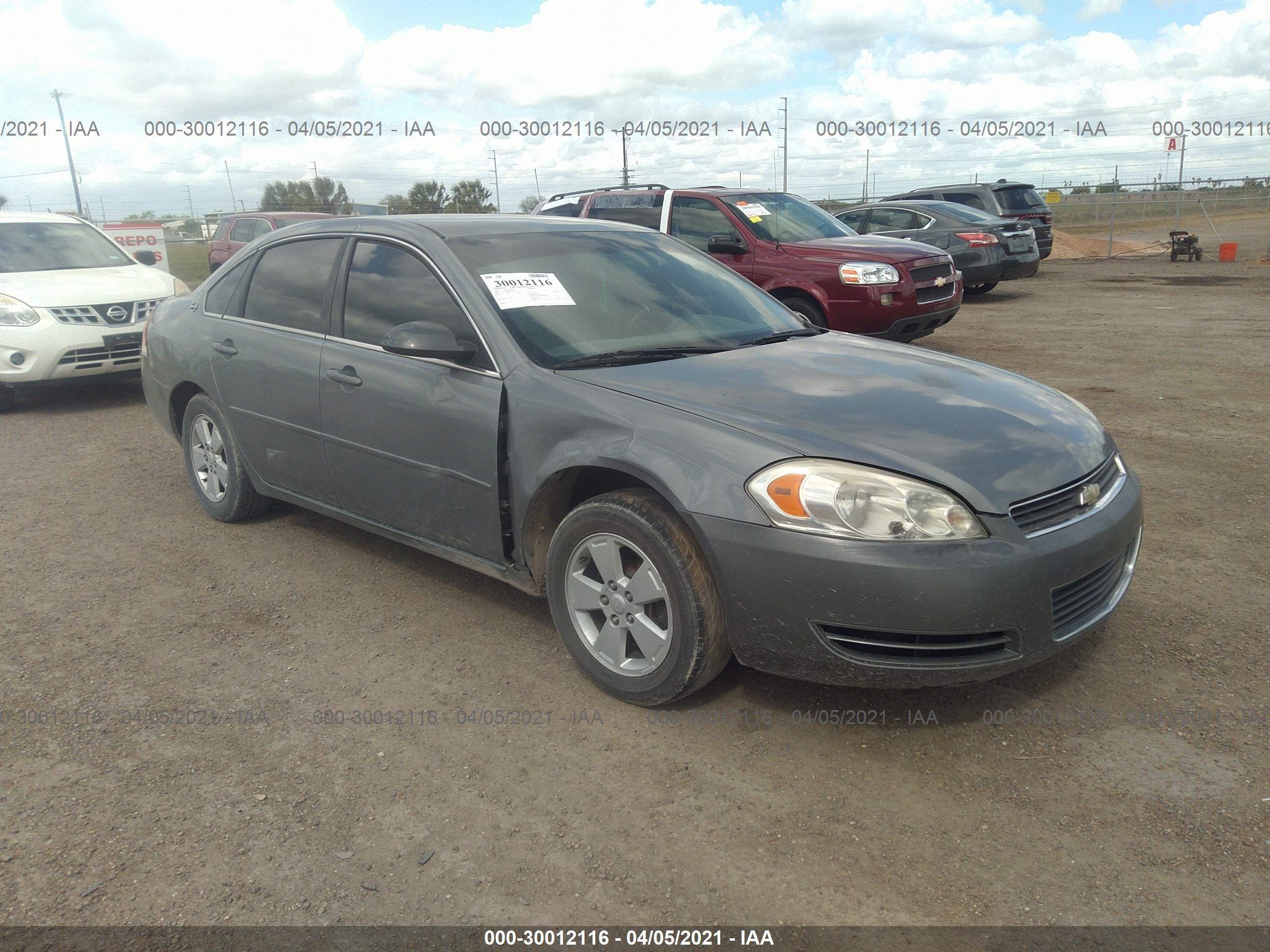 CHEVROLET IMPALA 2008 2g1wt58n389125423