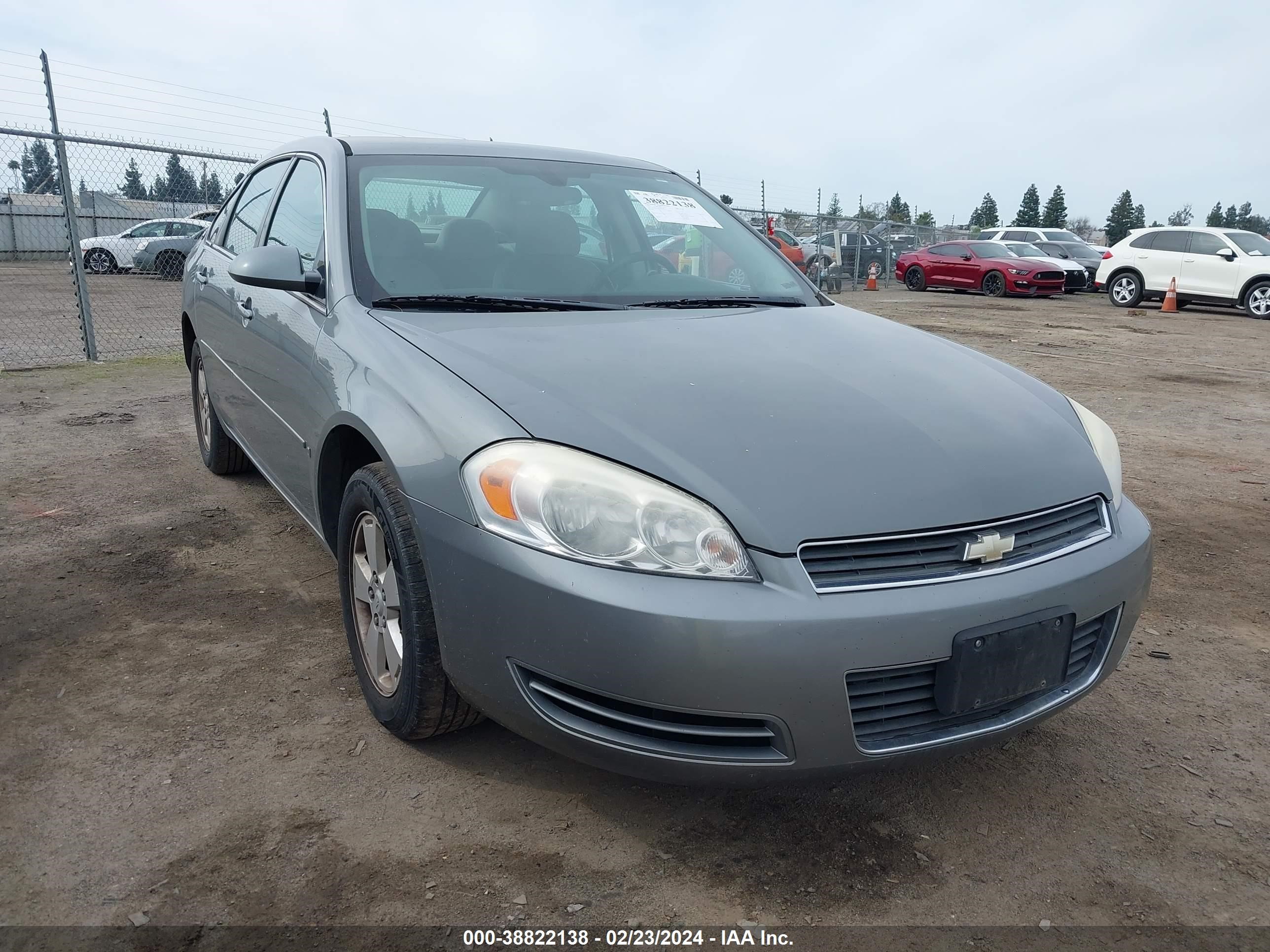 CHEVROLET IMPALA 2008 2g1wt58n489138312