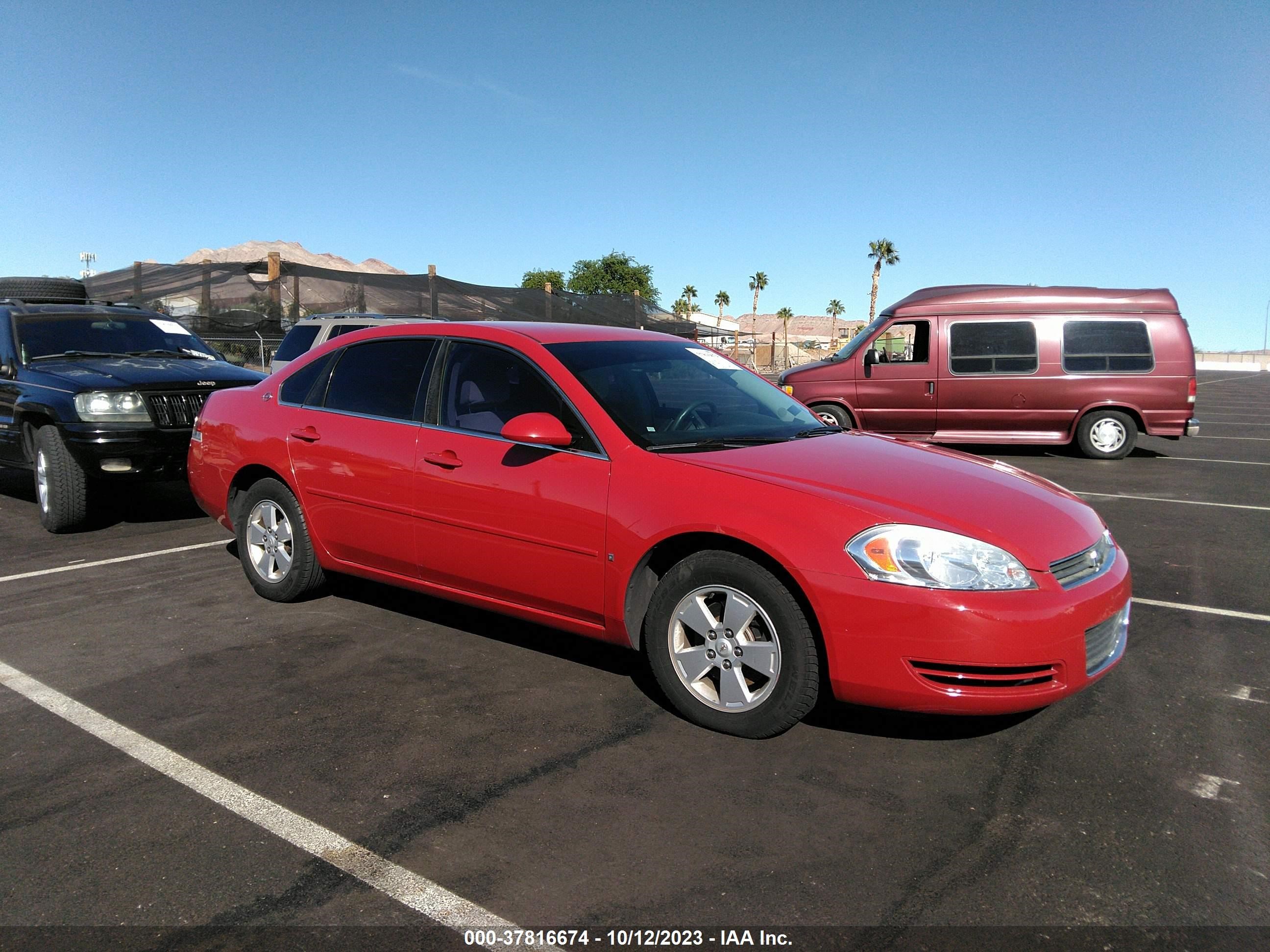 CHEVROLET IMPALA 2008 2g1wt58n589162506