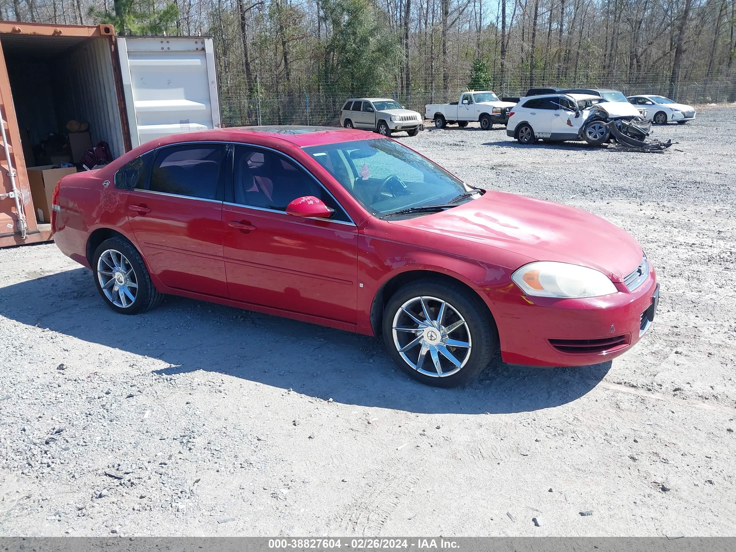 CHEVROLET IMPALA 2008 2g1wt58n689104601