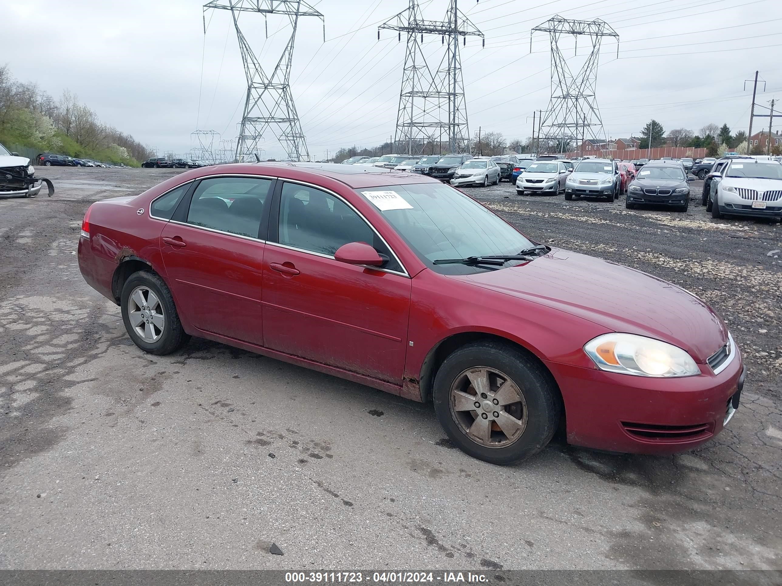 CHEVROLET IMPALA 2007 2g1wt58n779181959