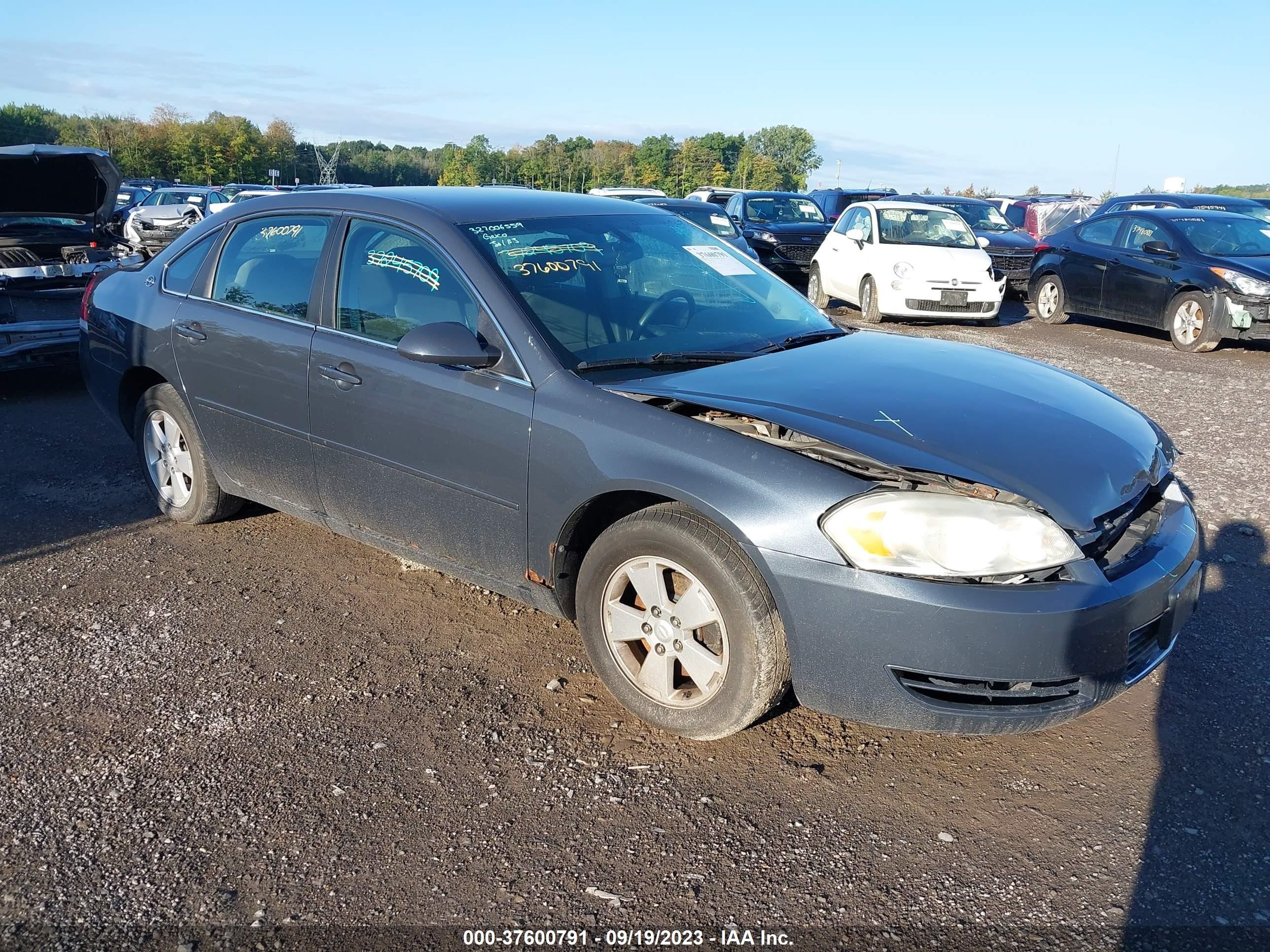 CHEVROLET IMPALA 2008 2g1wt58n781346084