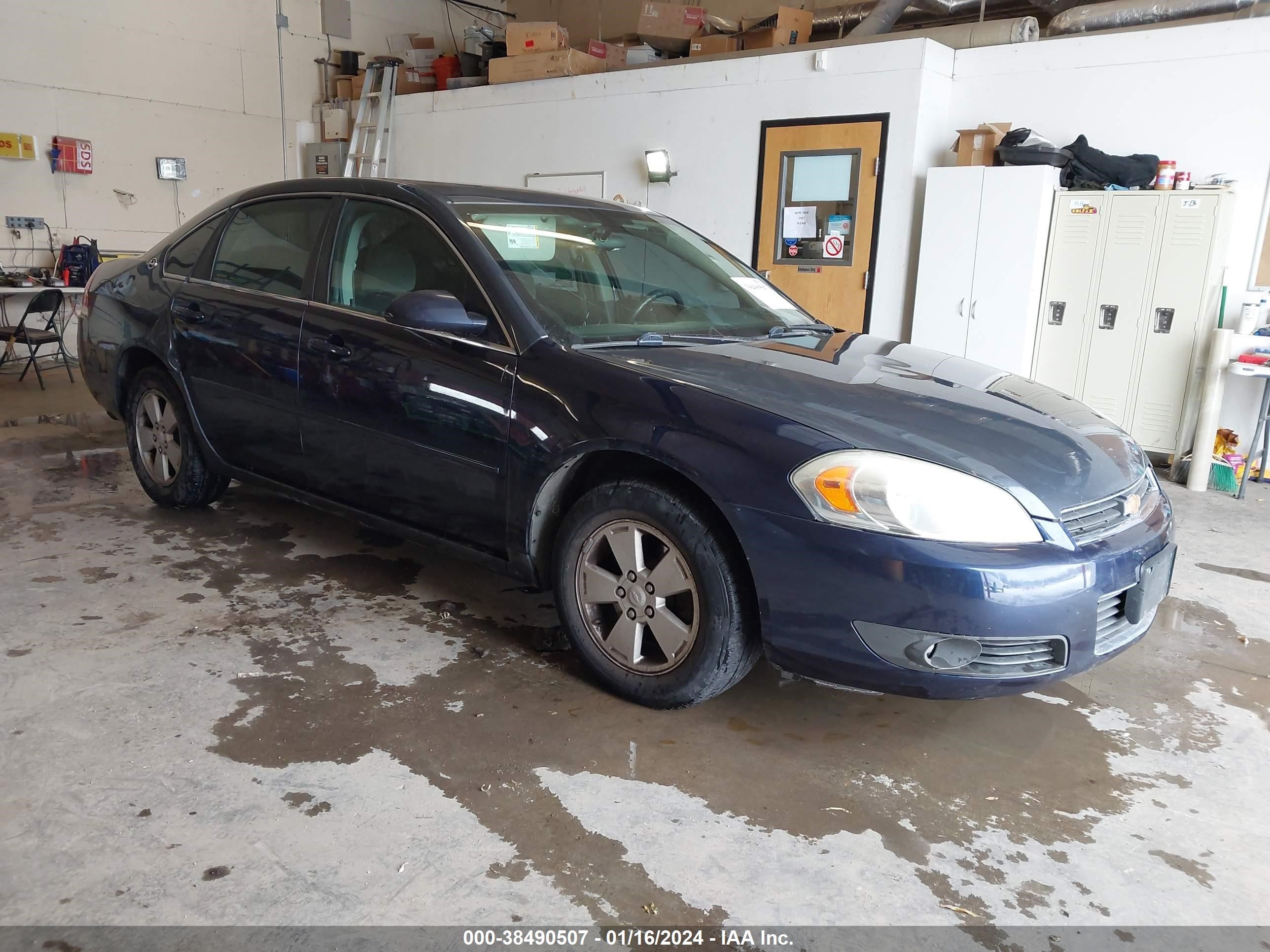 CHEVROLET IMPALA 2008 2g1wt58n789163320