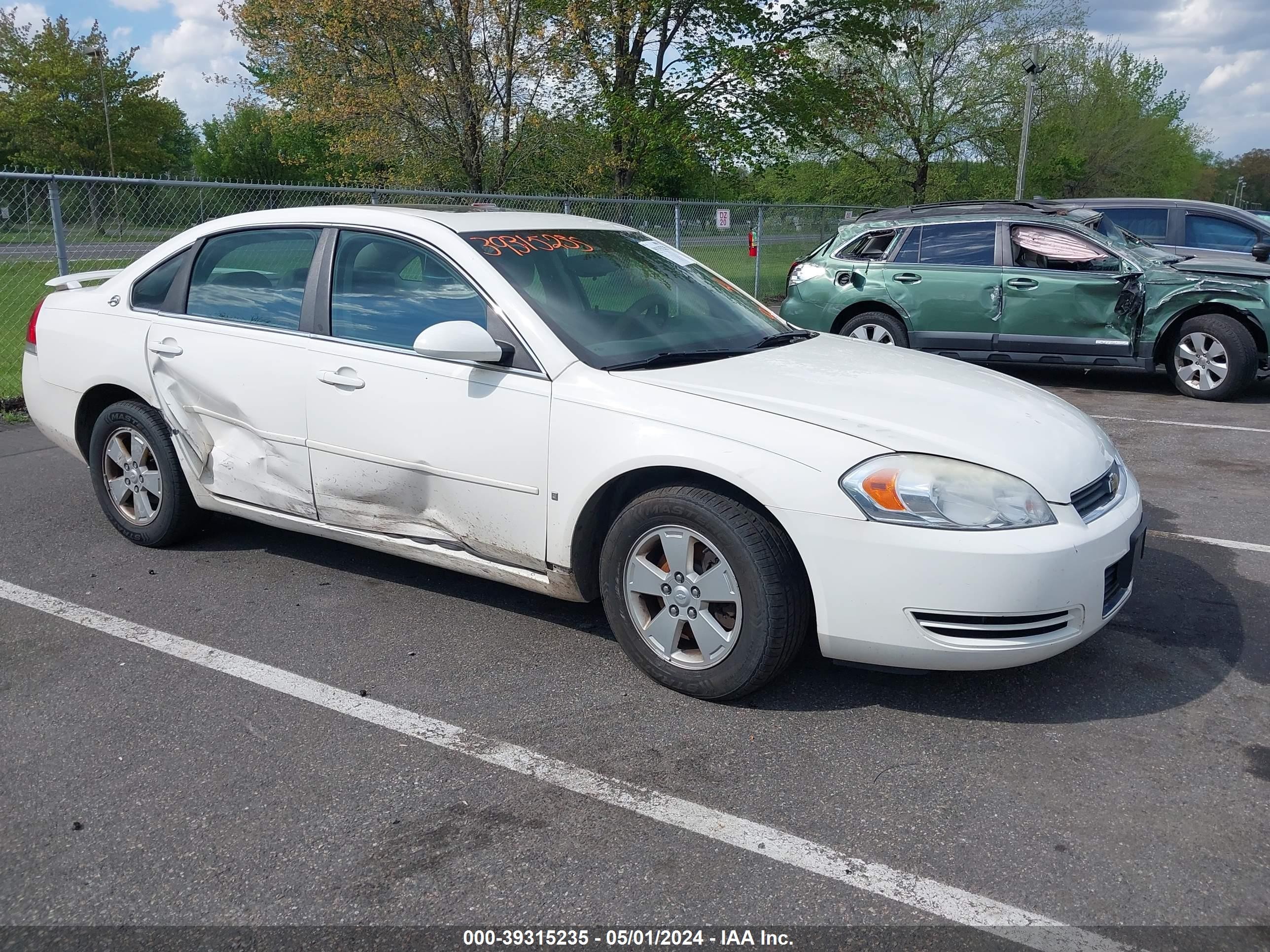 CHEVROLET IMPALA 2008 2g1wt58n881250531