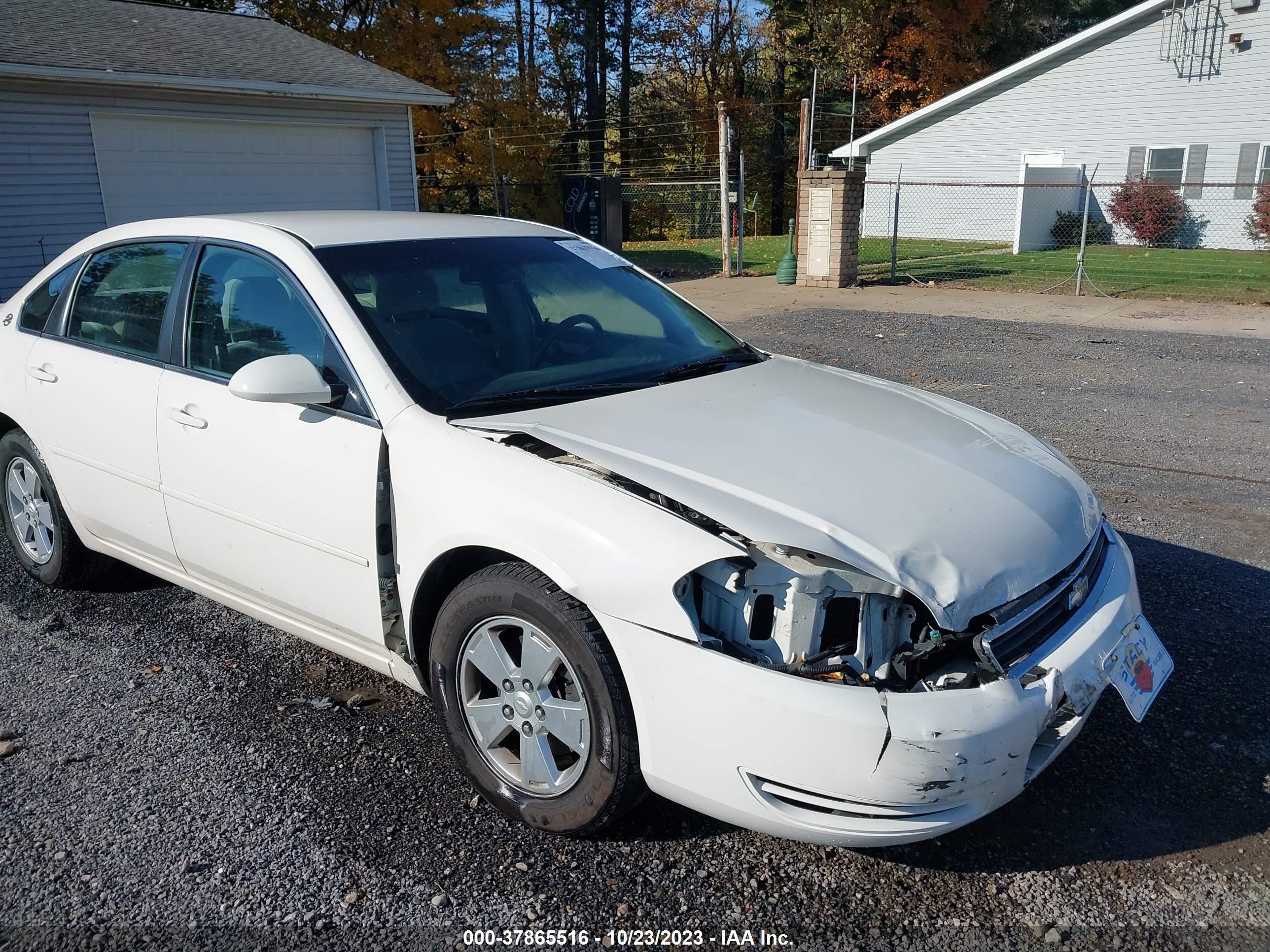 CHEVROLET IMPALA 2007 2g1wt58nx79293431