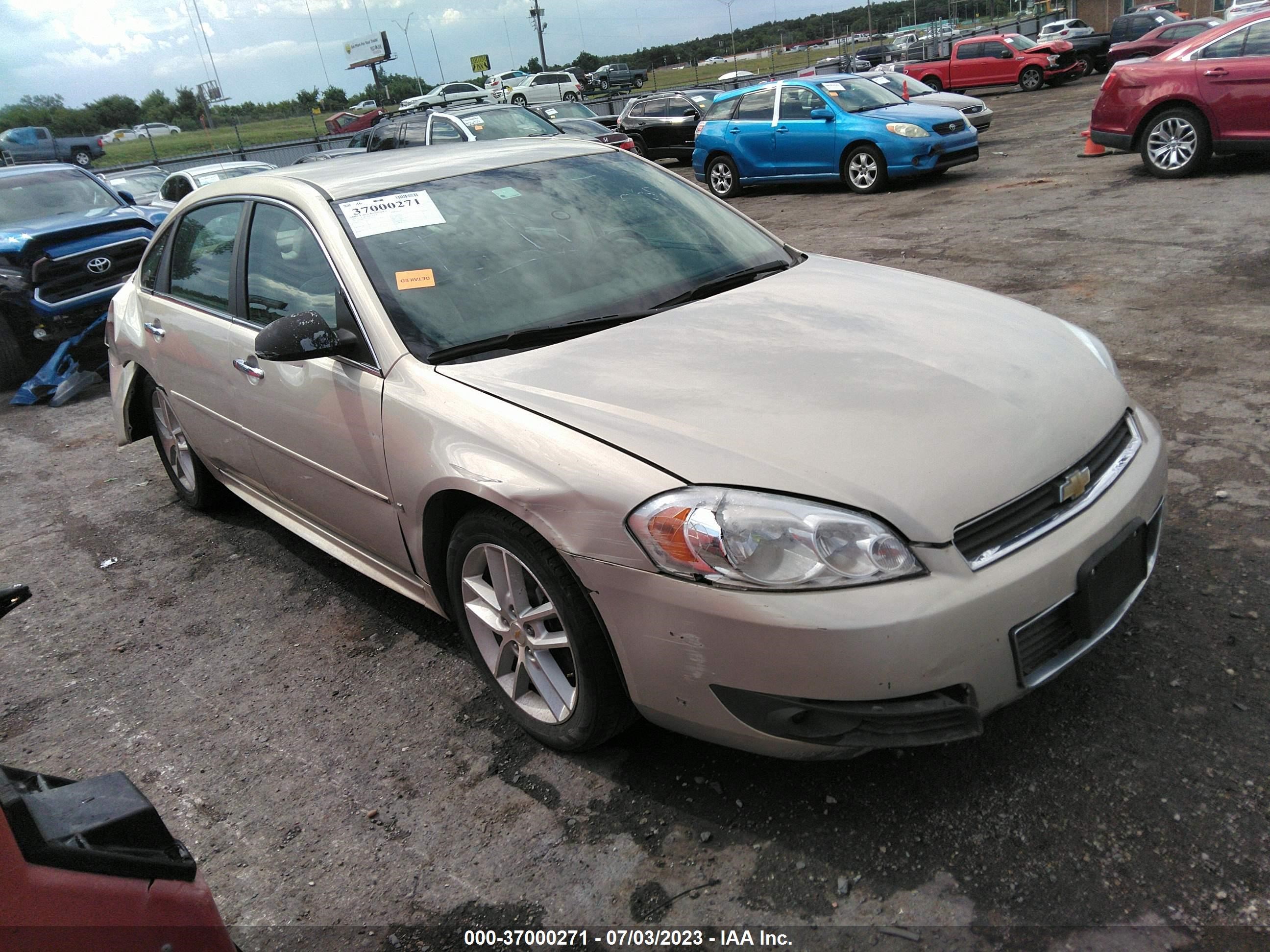 CHEVROLET IMPALA 2009 2g1wu57m291280812