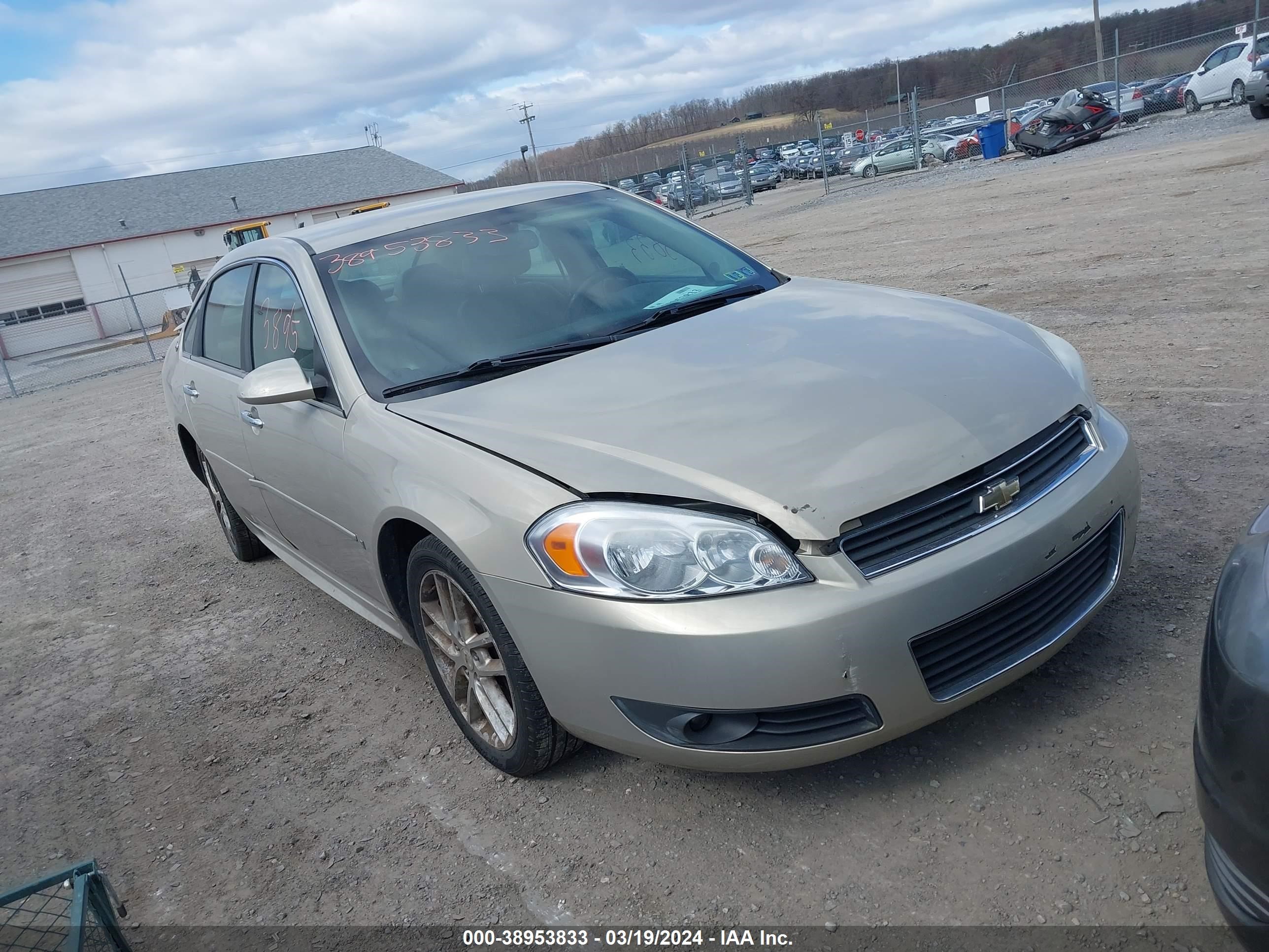 CHEVROLET IMPALA 2009 2g1wu57m491146240