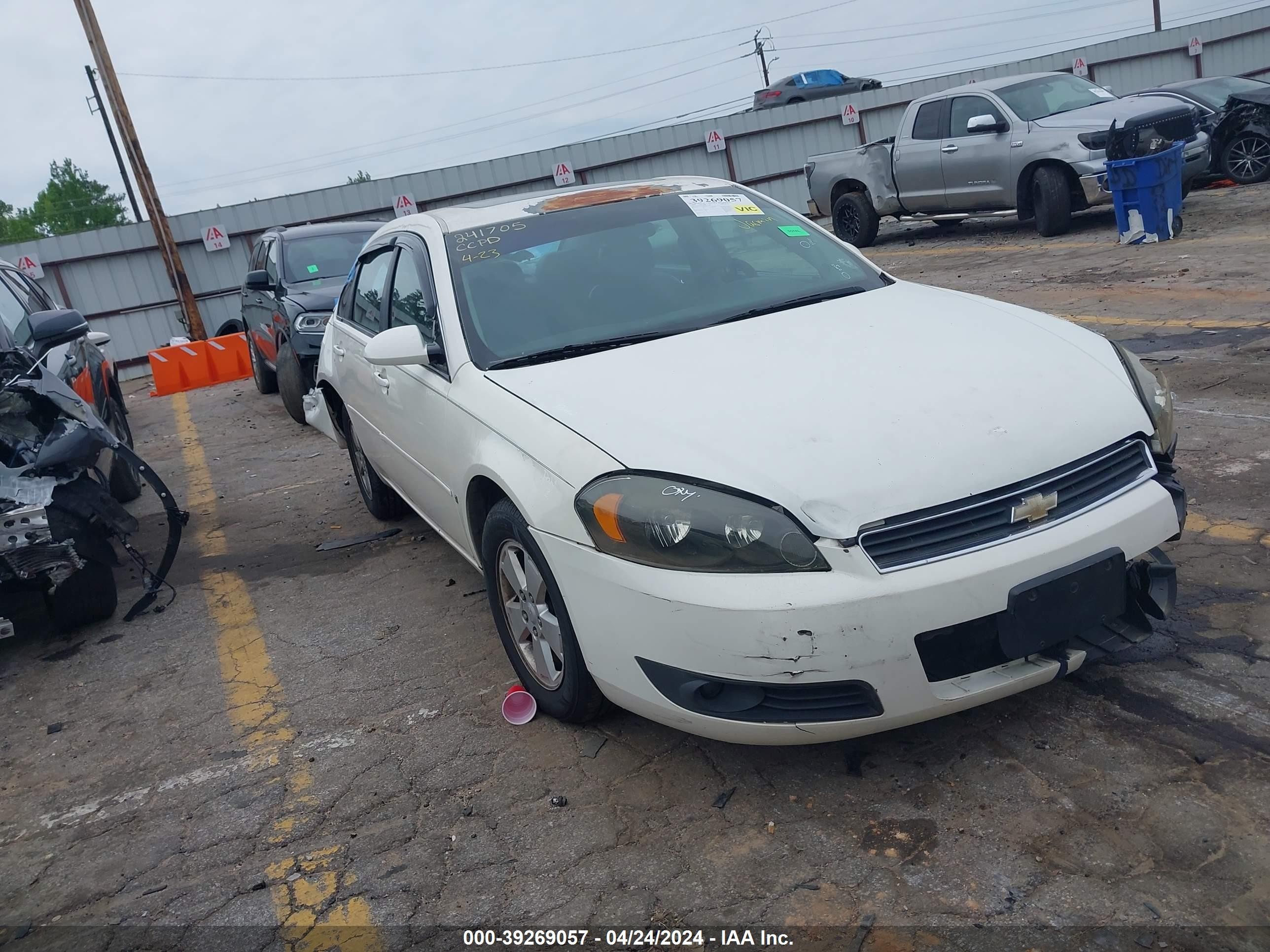 CHEVROLET IMPALA 2006 2g1wu581x69304193