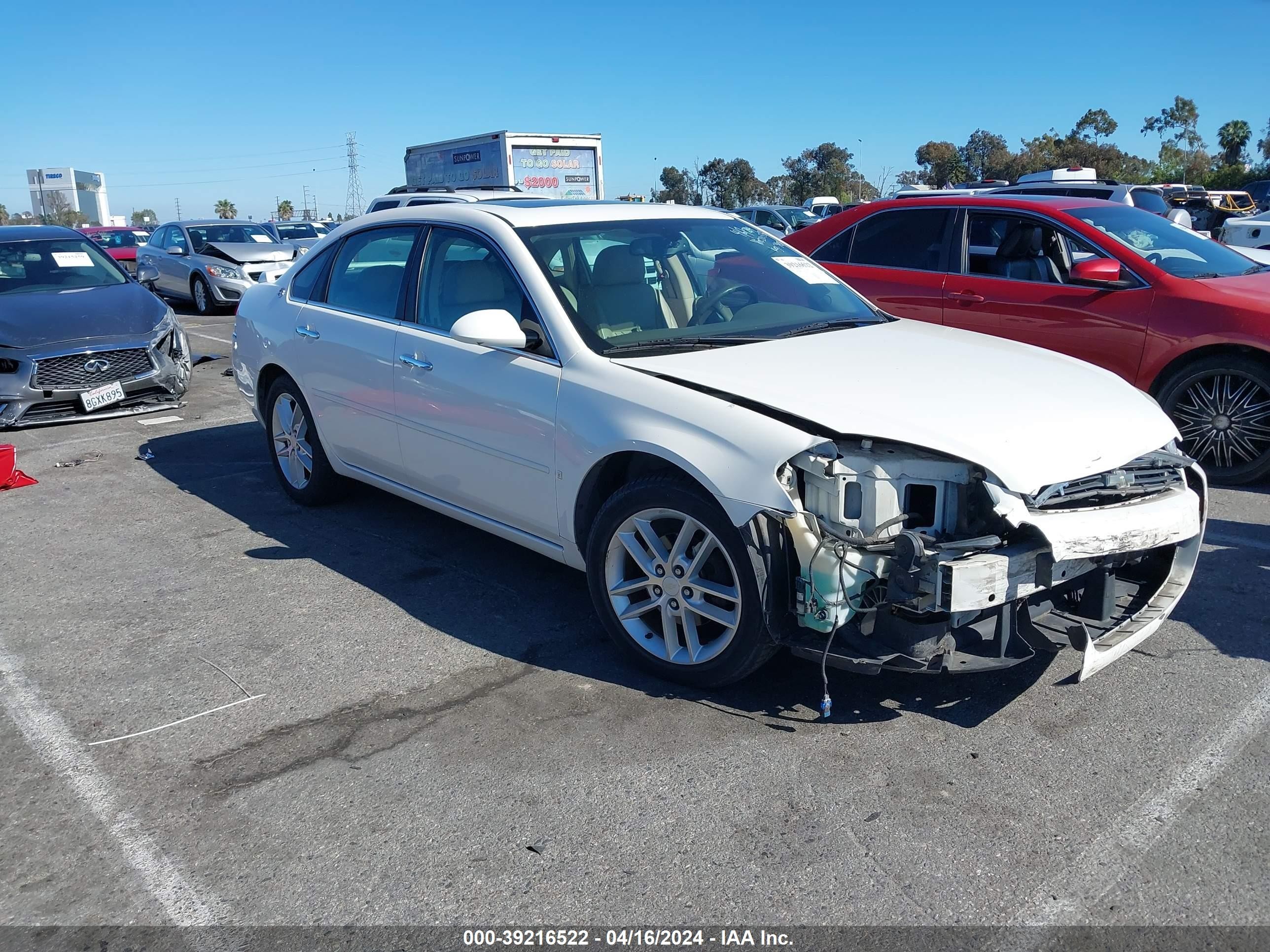 CHEVROLET IMPALA 2008 2g1wu583389210533