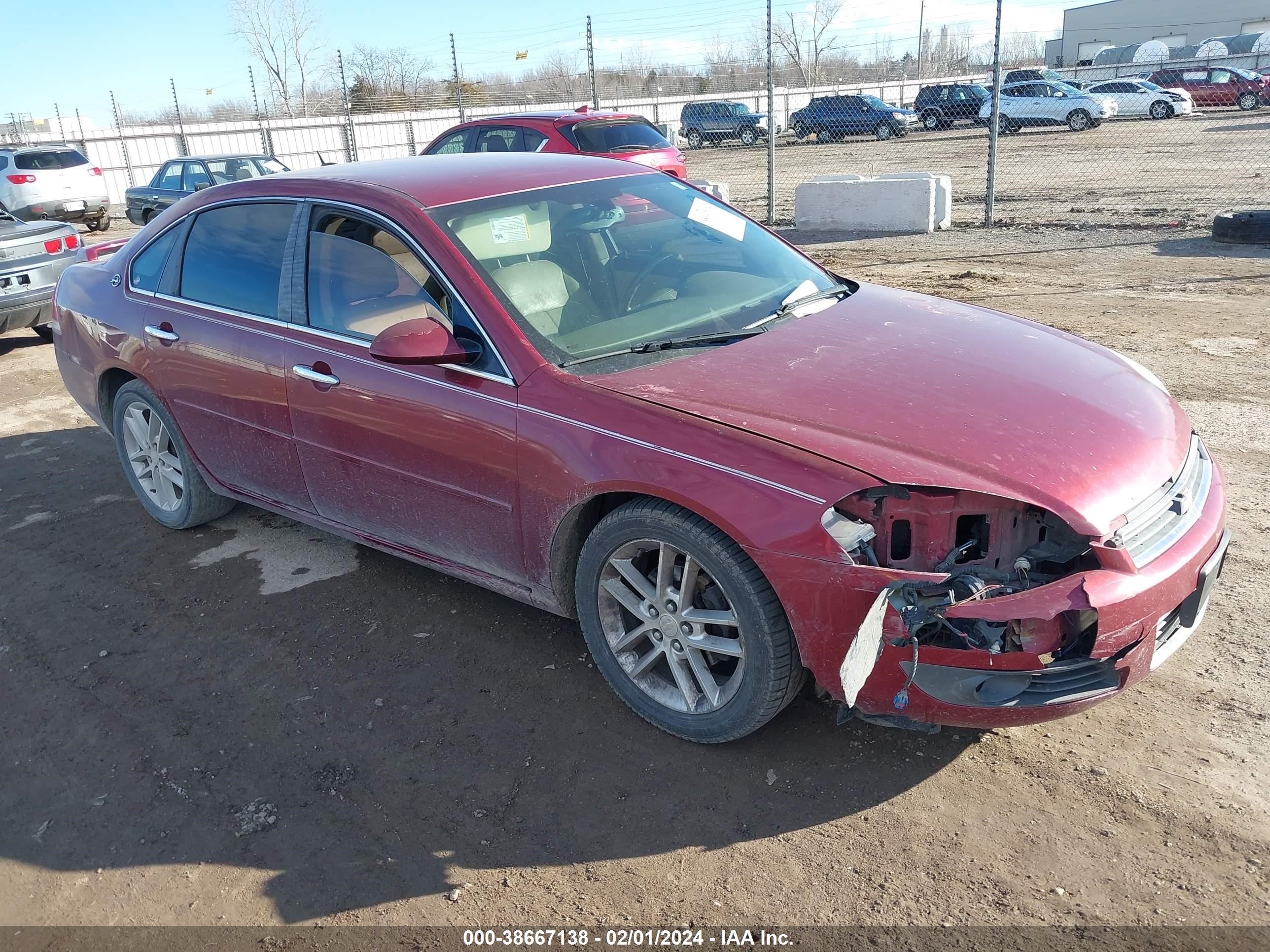 CHEVROLET IMPALA 2008 2g1wu583889244127