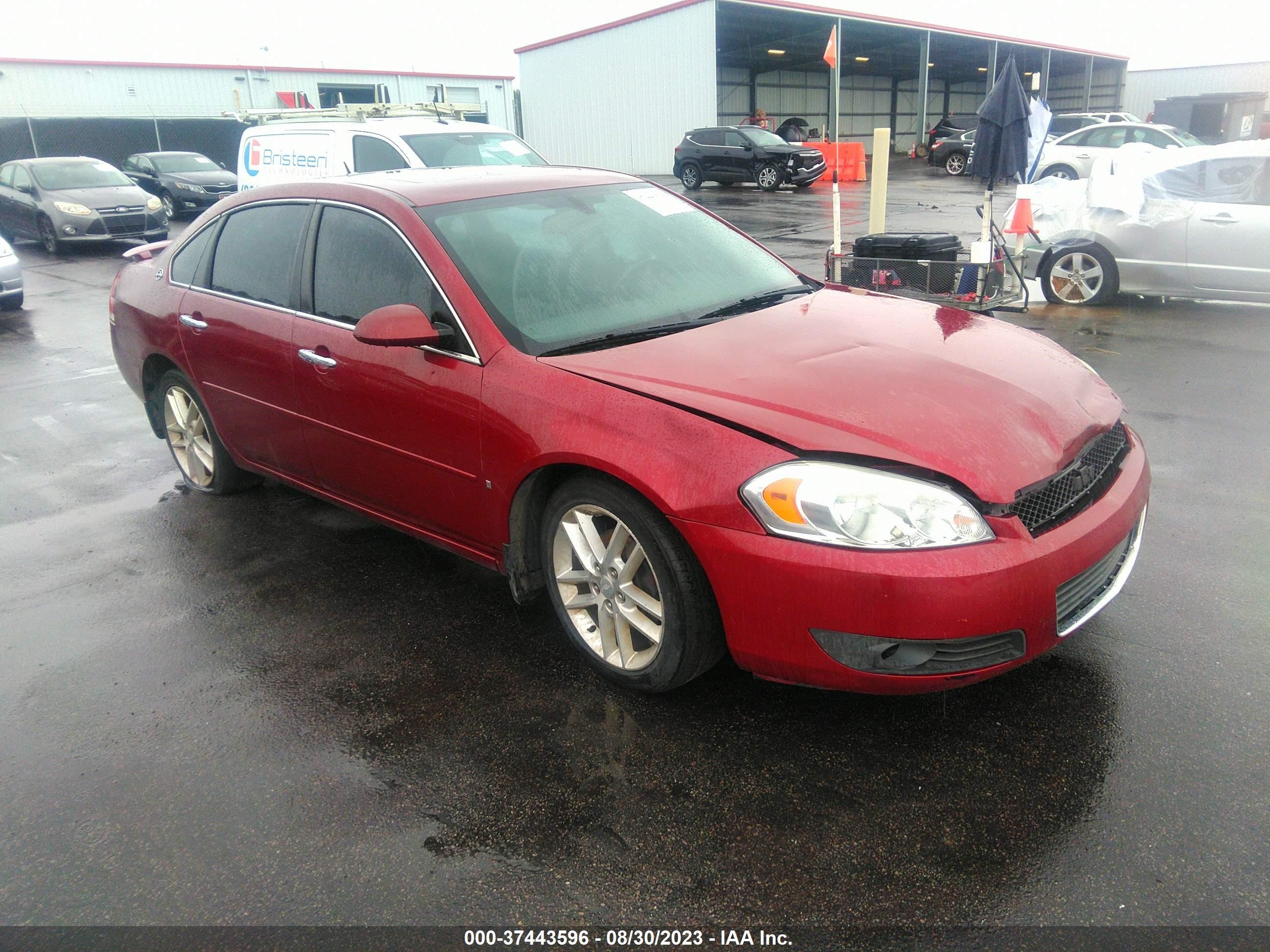 CHEVROLET IMPALA 2008 2g1wu583981351377