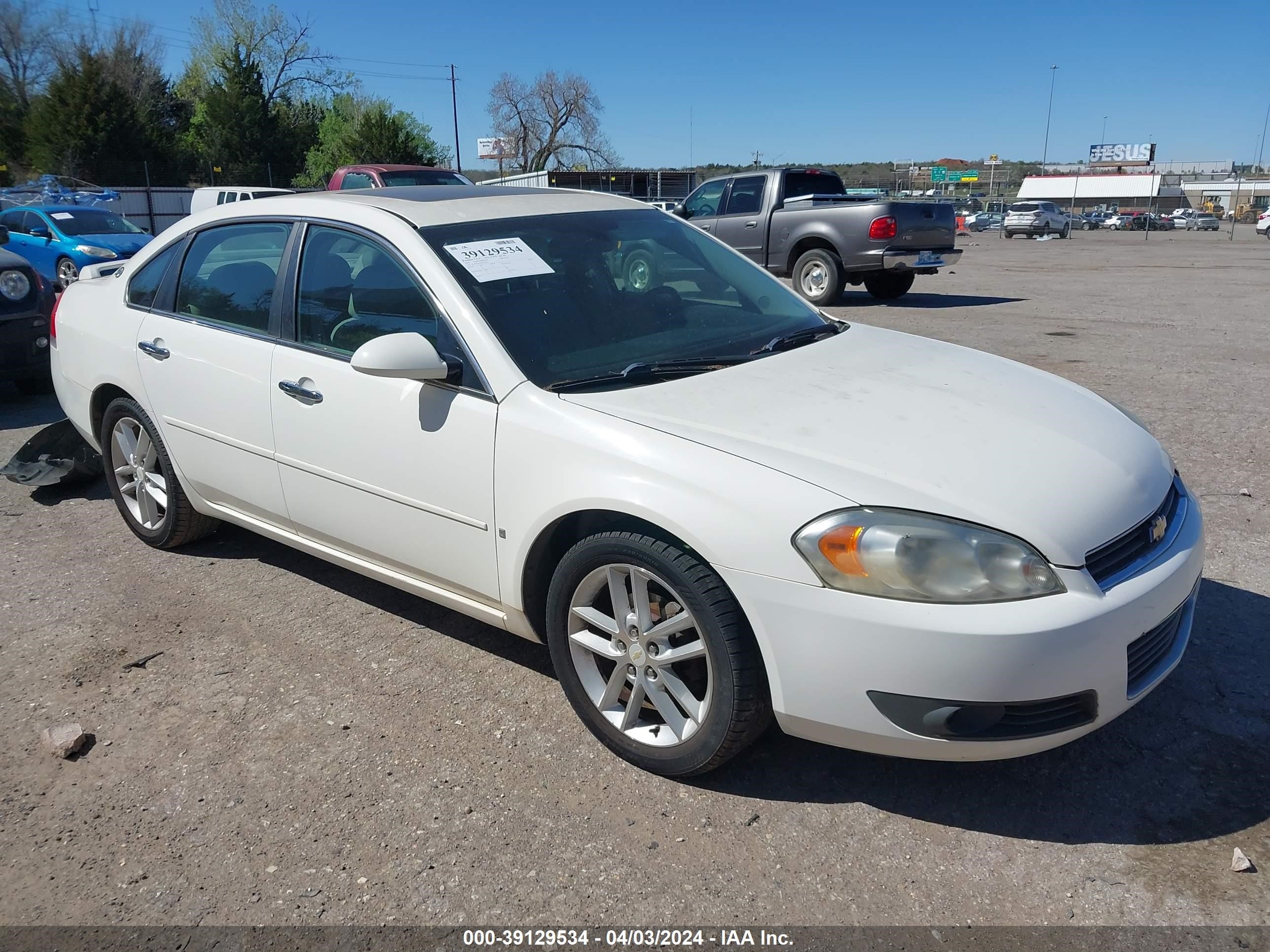 CHEVROLET IMPALA 2008 2g1wu583x89165512