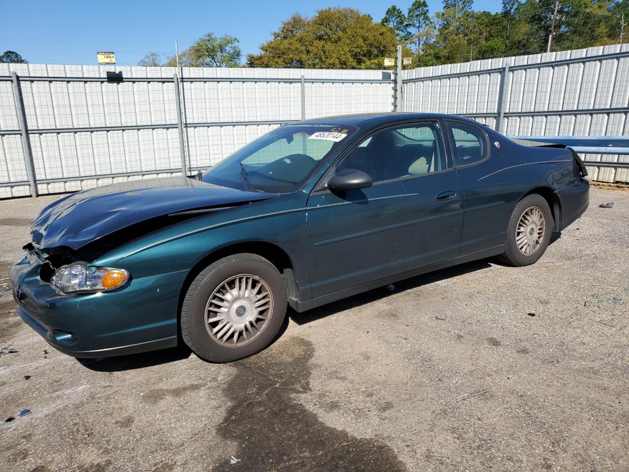 CHEVROLET MONTE CARLO 2001 2g1ww12e319132869